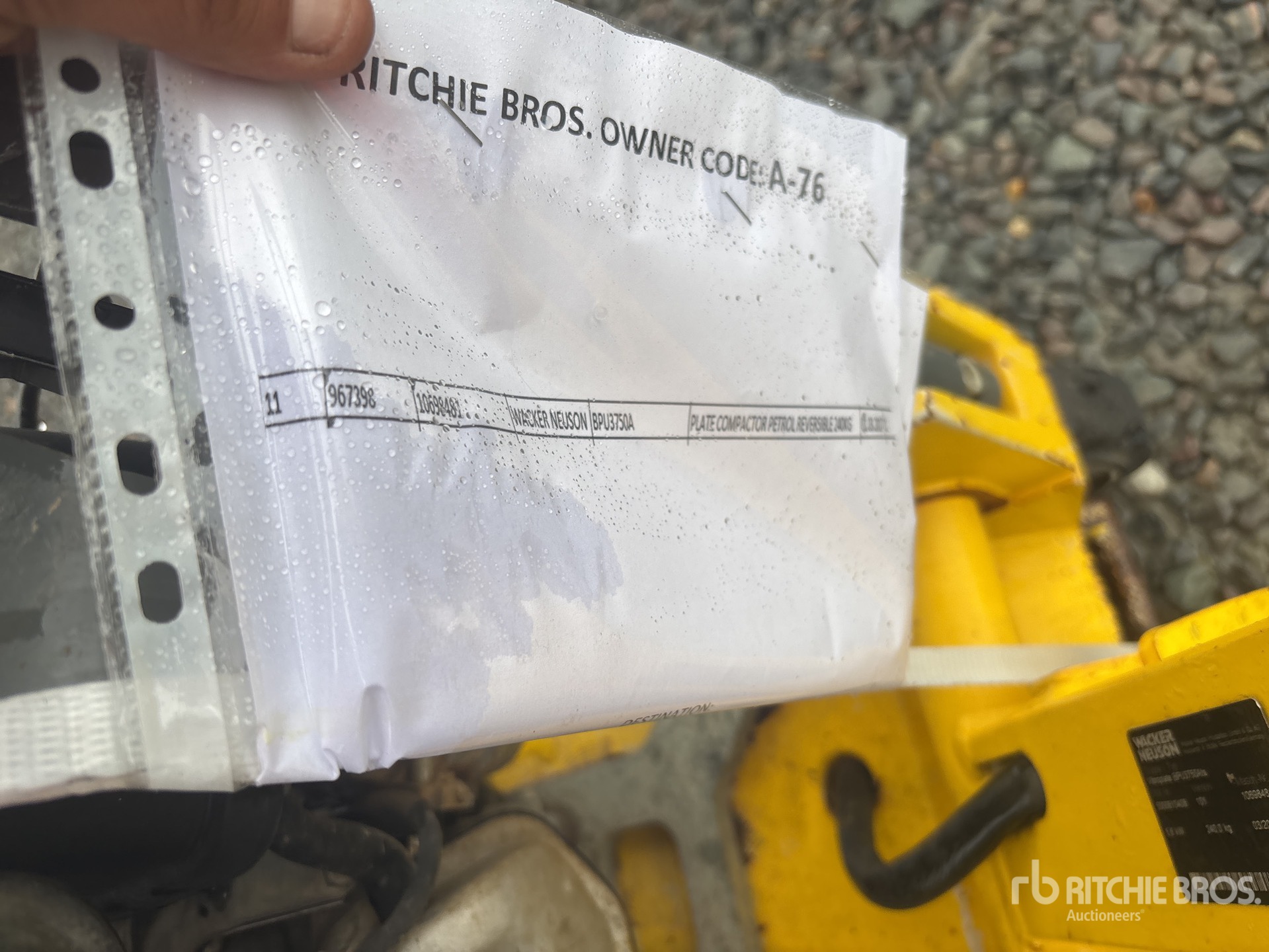 2017 Wacker Neuson BPU3750ATS