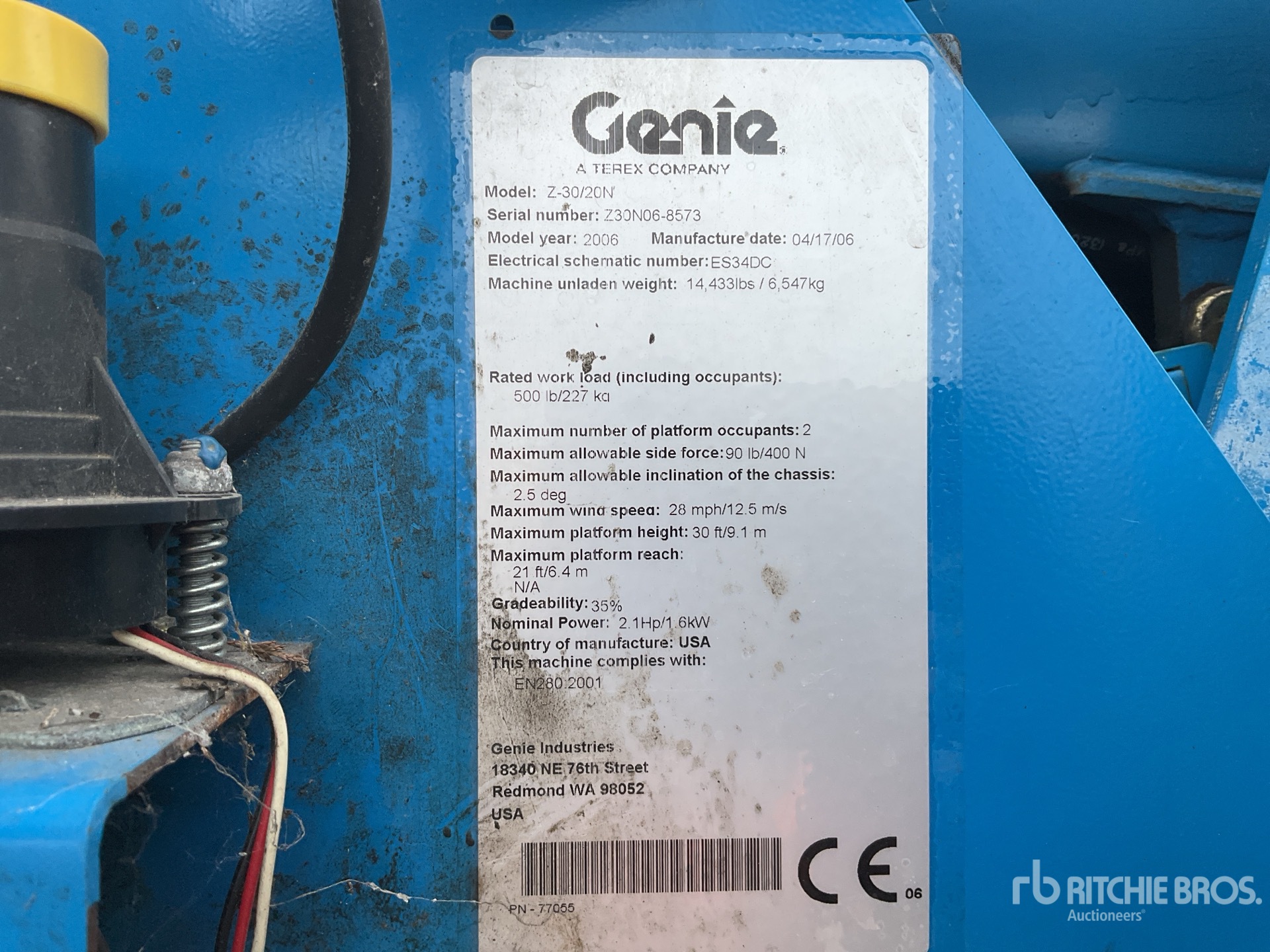 2006 Genie Z-30/20N