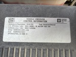 Engine with Emission Control Label