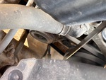 Engine with A/C Compressor