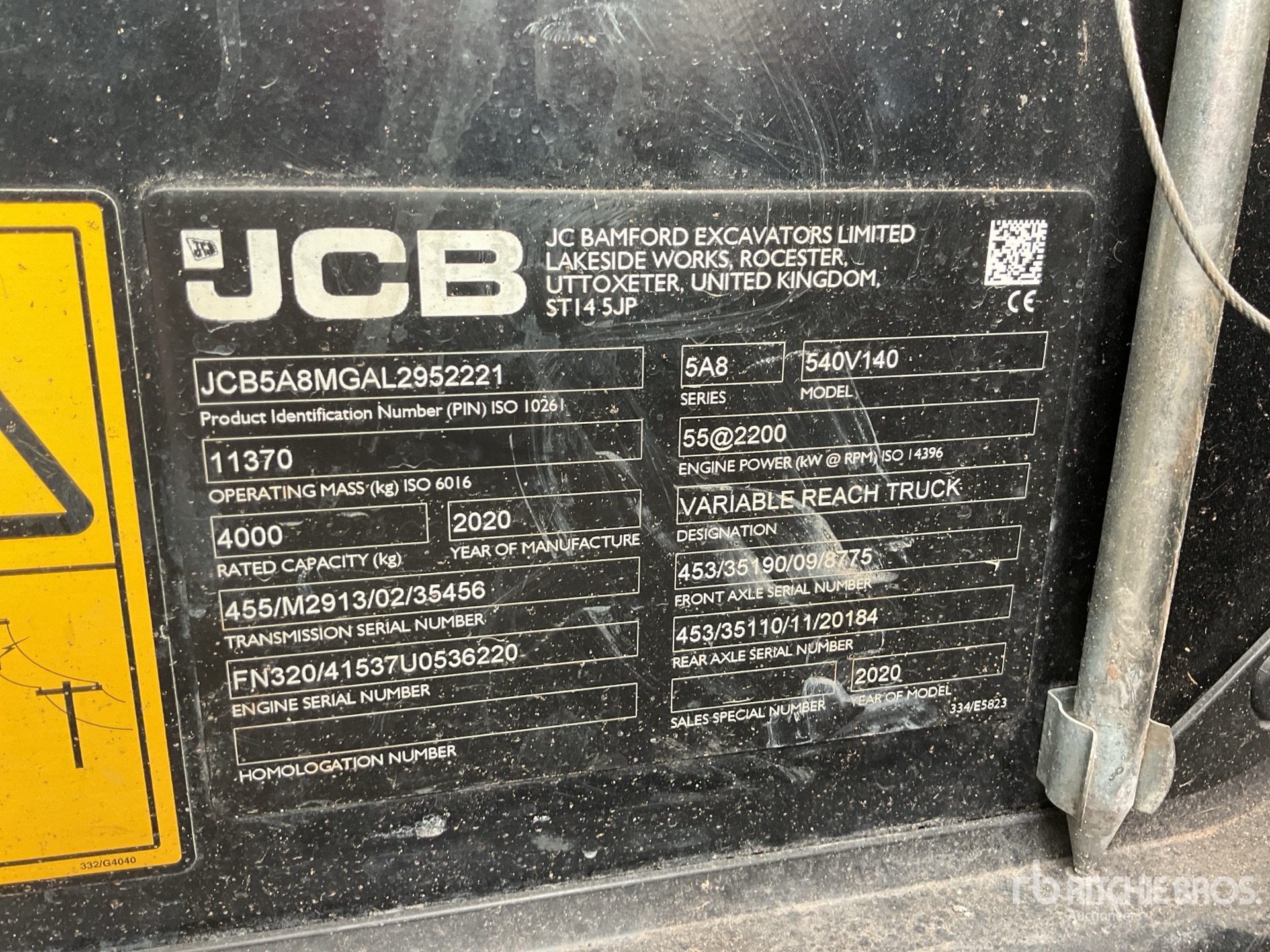 2020 JCB 540-140
