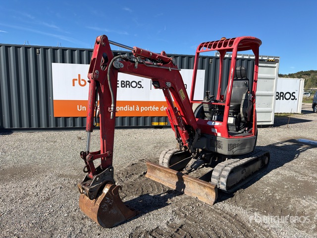 2016 Yanmar Vio20-4 Mini Excavator: <6.6t