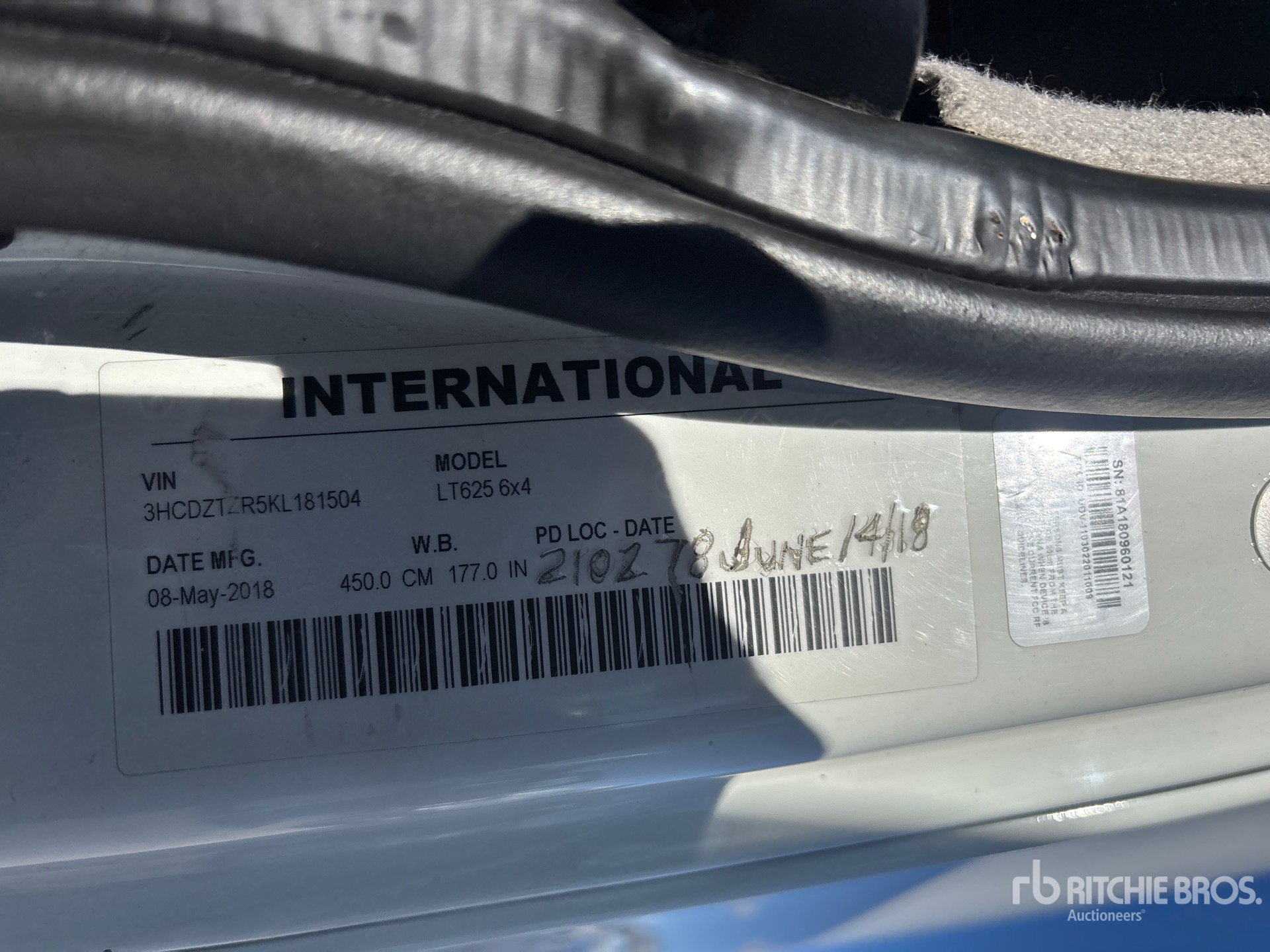 2019 International LT625