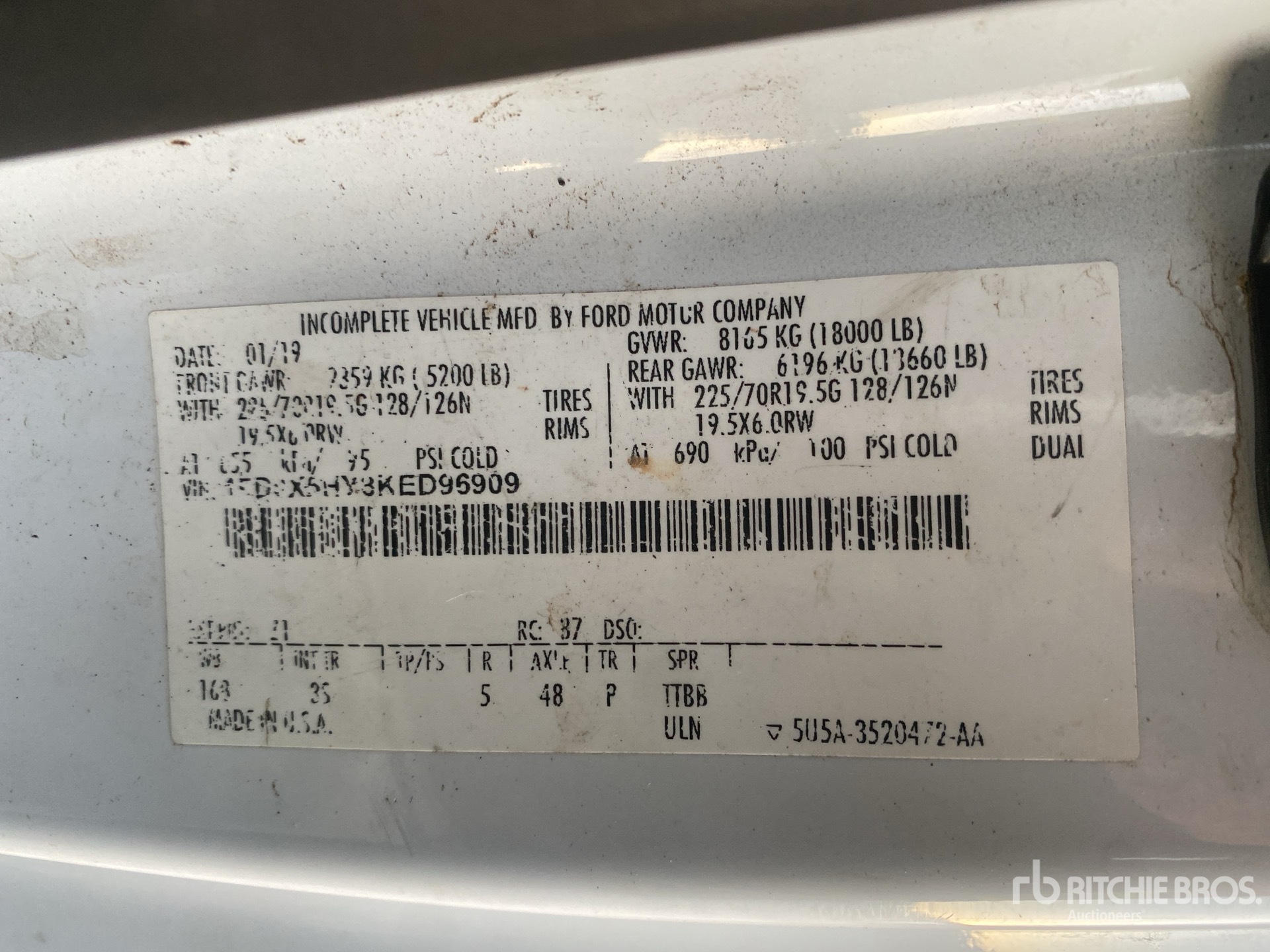 2019 Ford F-550