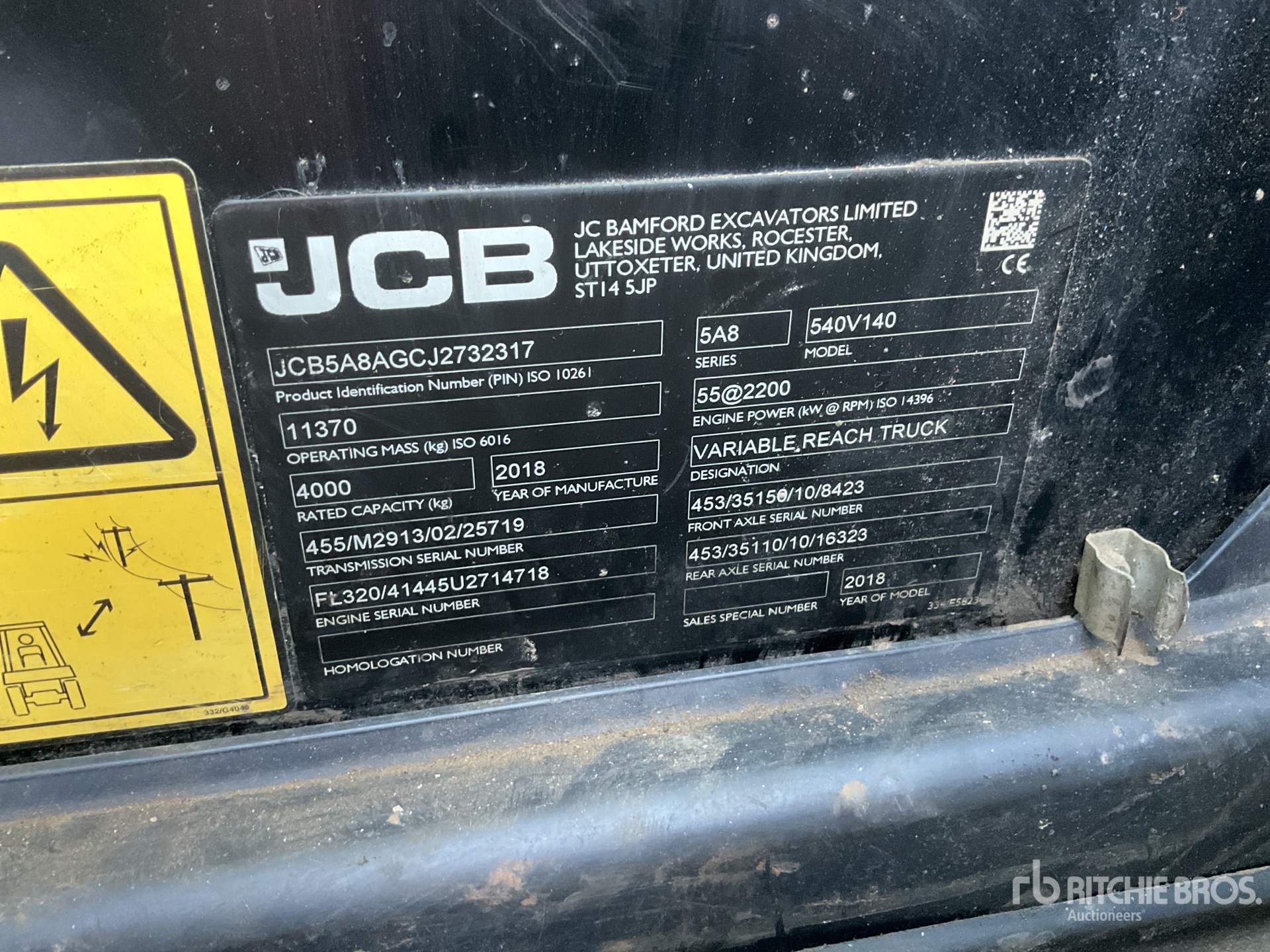 2018 JCB 540-140