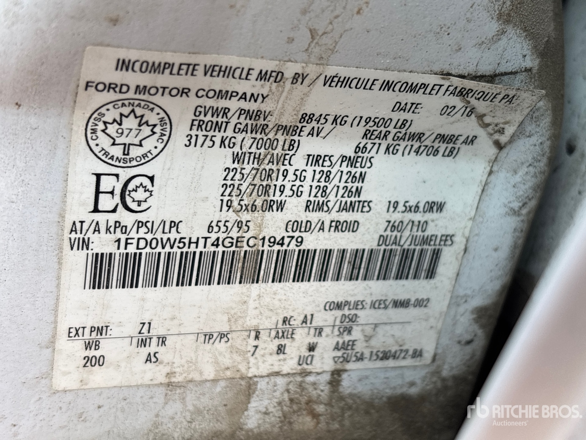 2016 Ford F-550