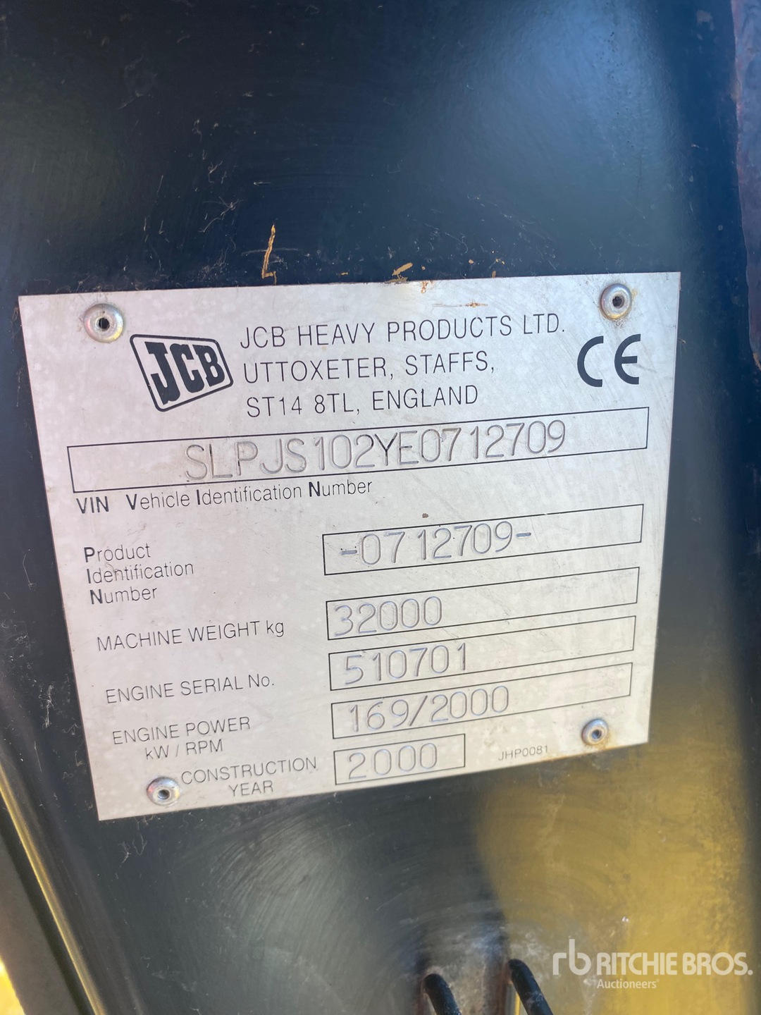 2000 JCB JS330