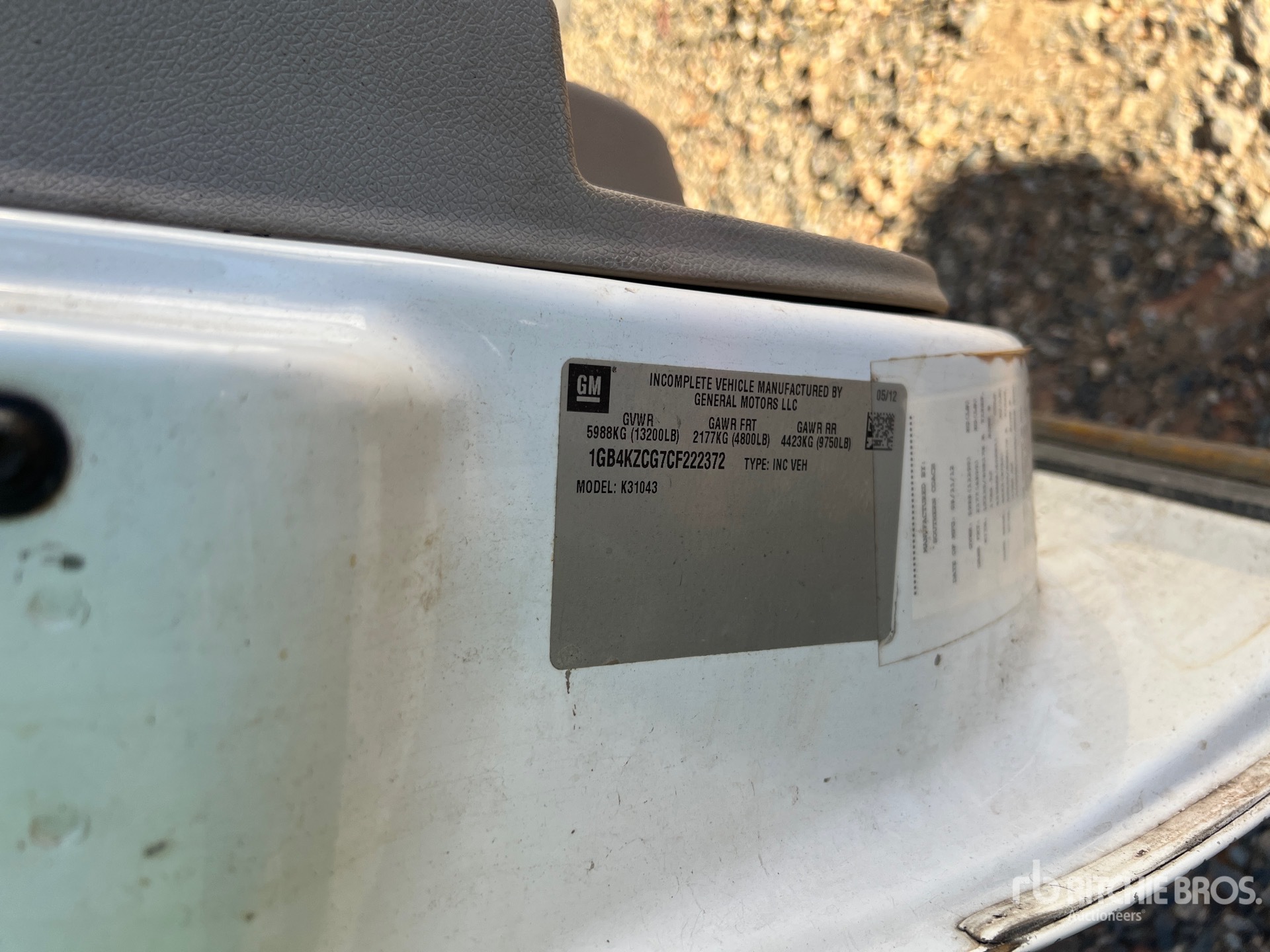 2012 Chevrolet SILVERADO 3500H