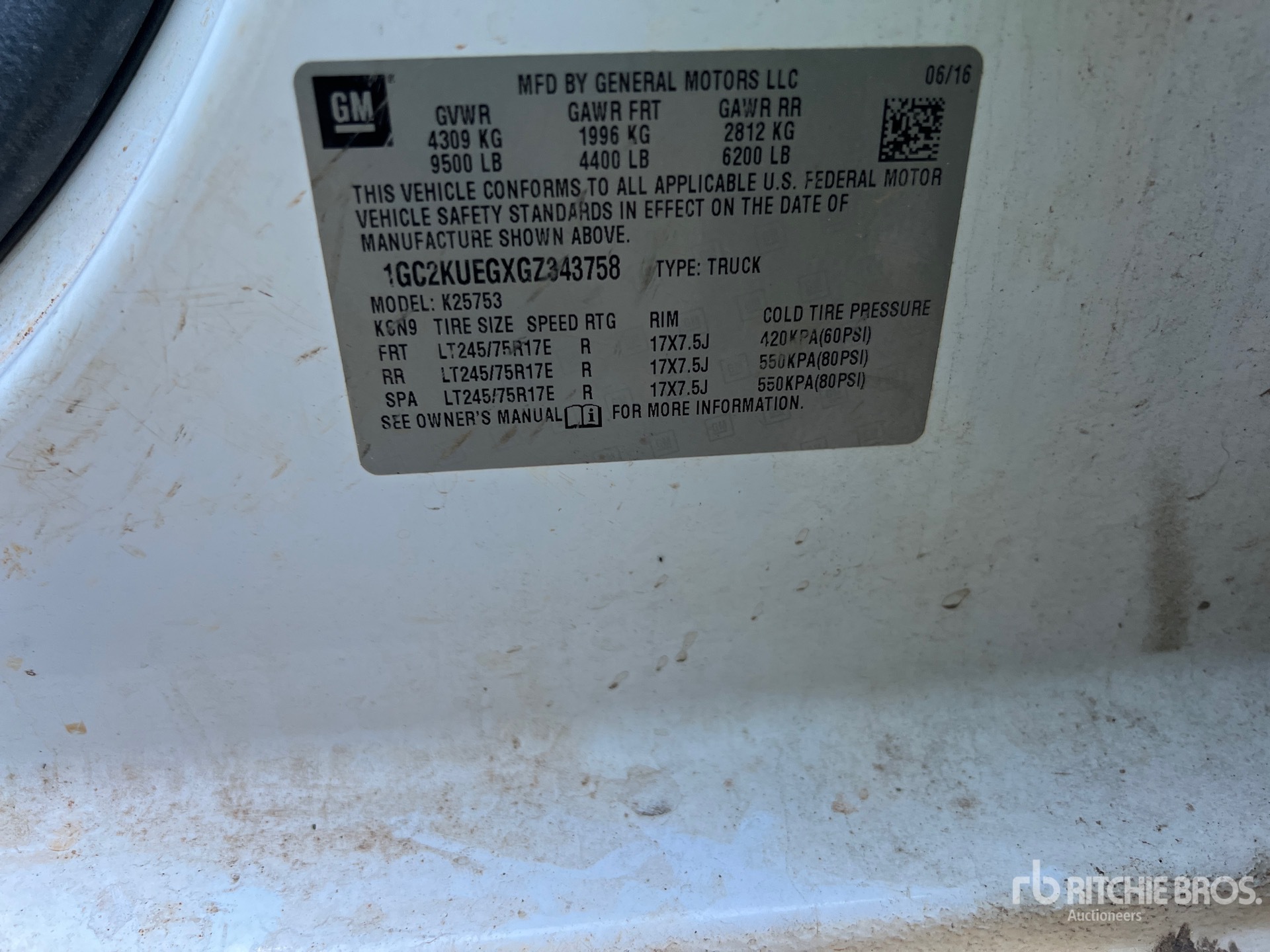 2016 Chevrolet SILVERADO 2500H