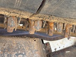 Chassis with Uchwyty prowadzące pasa gumowego