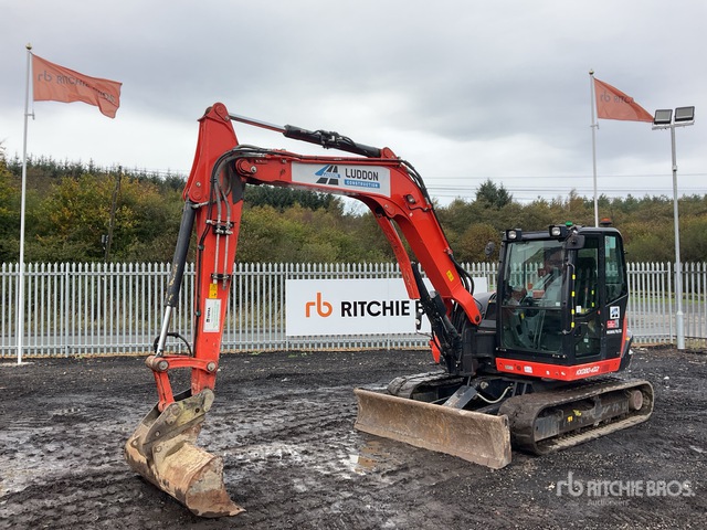 2022 Kubota KX080-4a2 Tracked Excavator