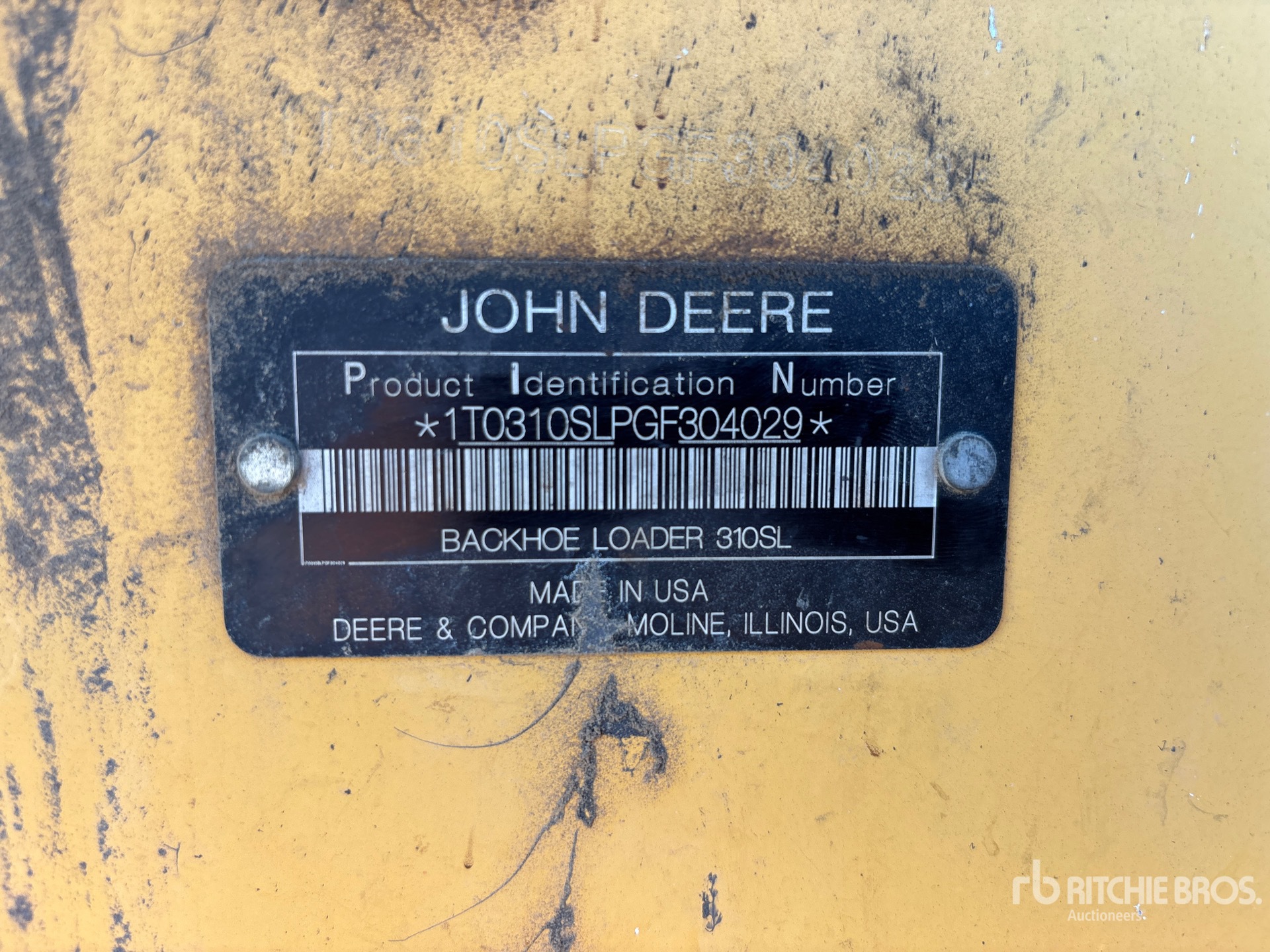 2017 John Deere 310SL