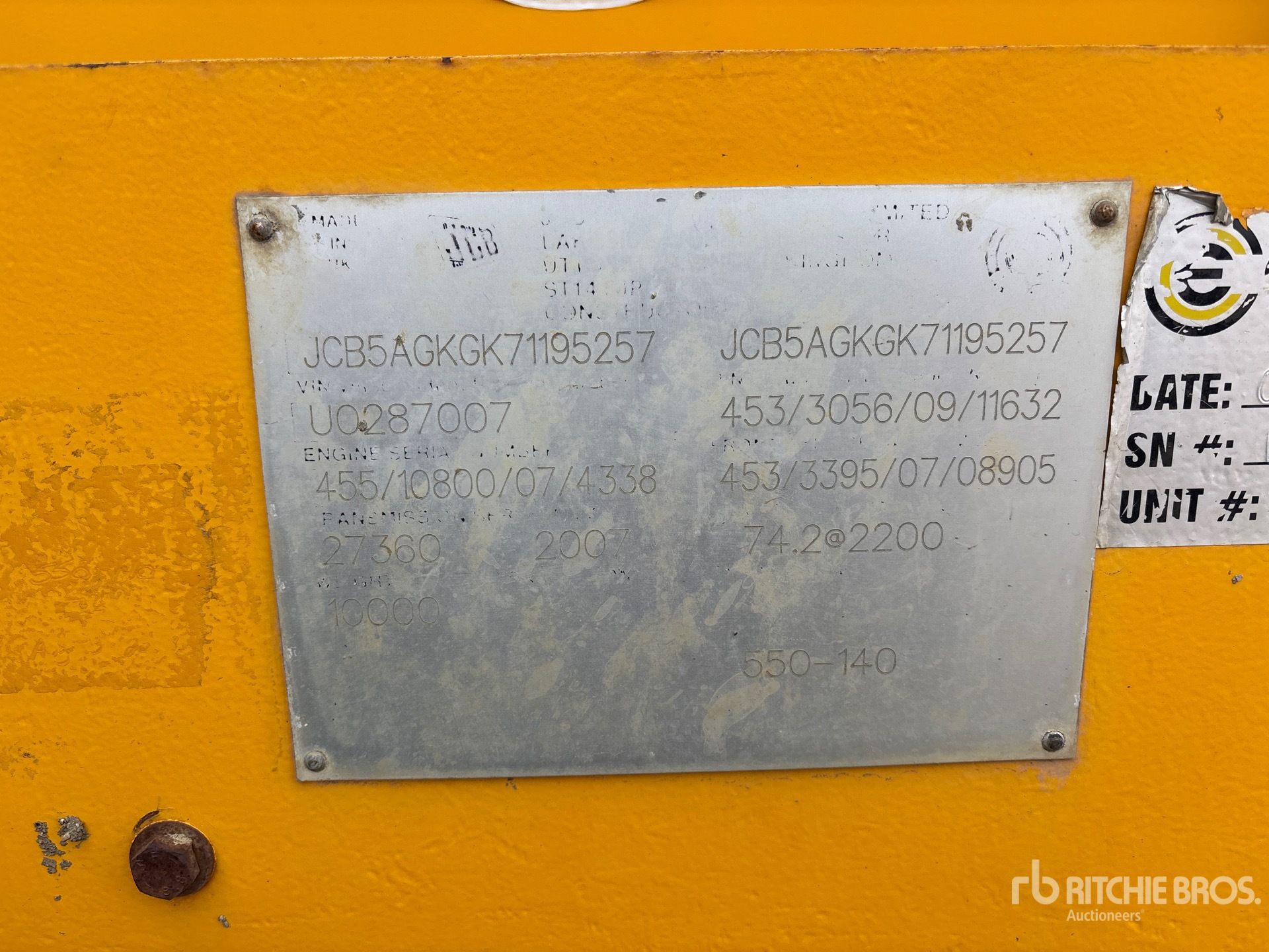 2007 JCB 550-140