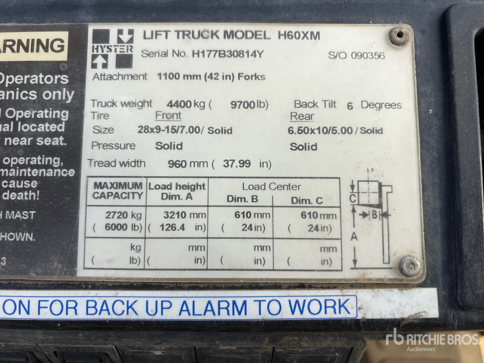 Hyster H60XL/XM