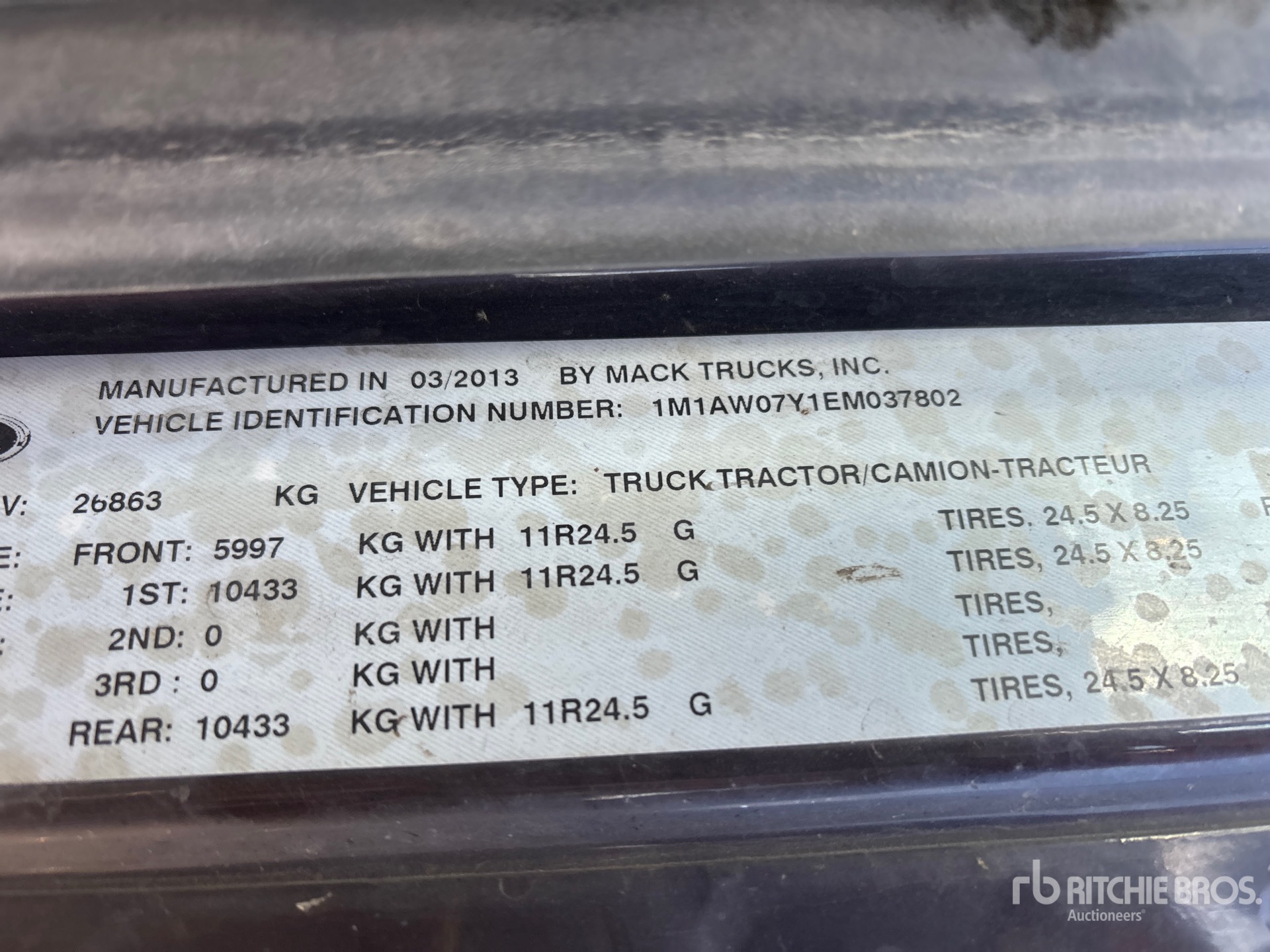 2014 Mack CXU613