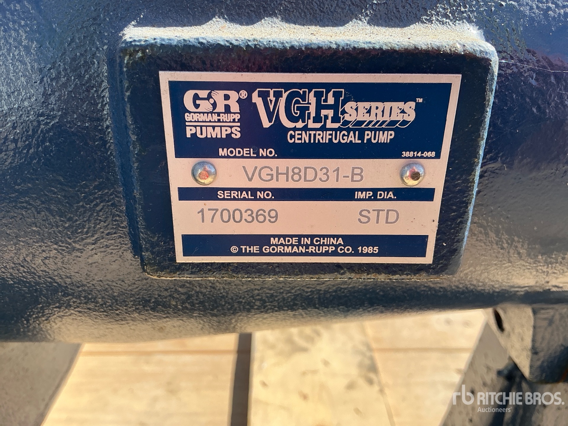 Gorman-Rupp VGH8D31-B