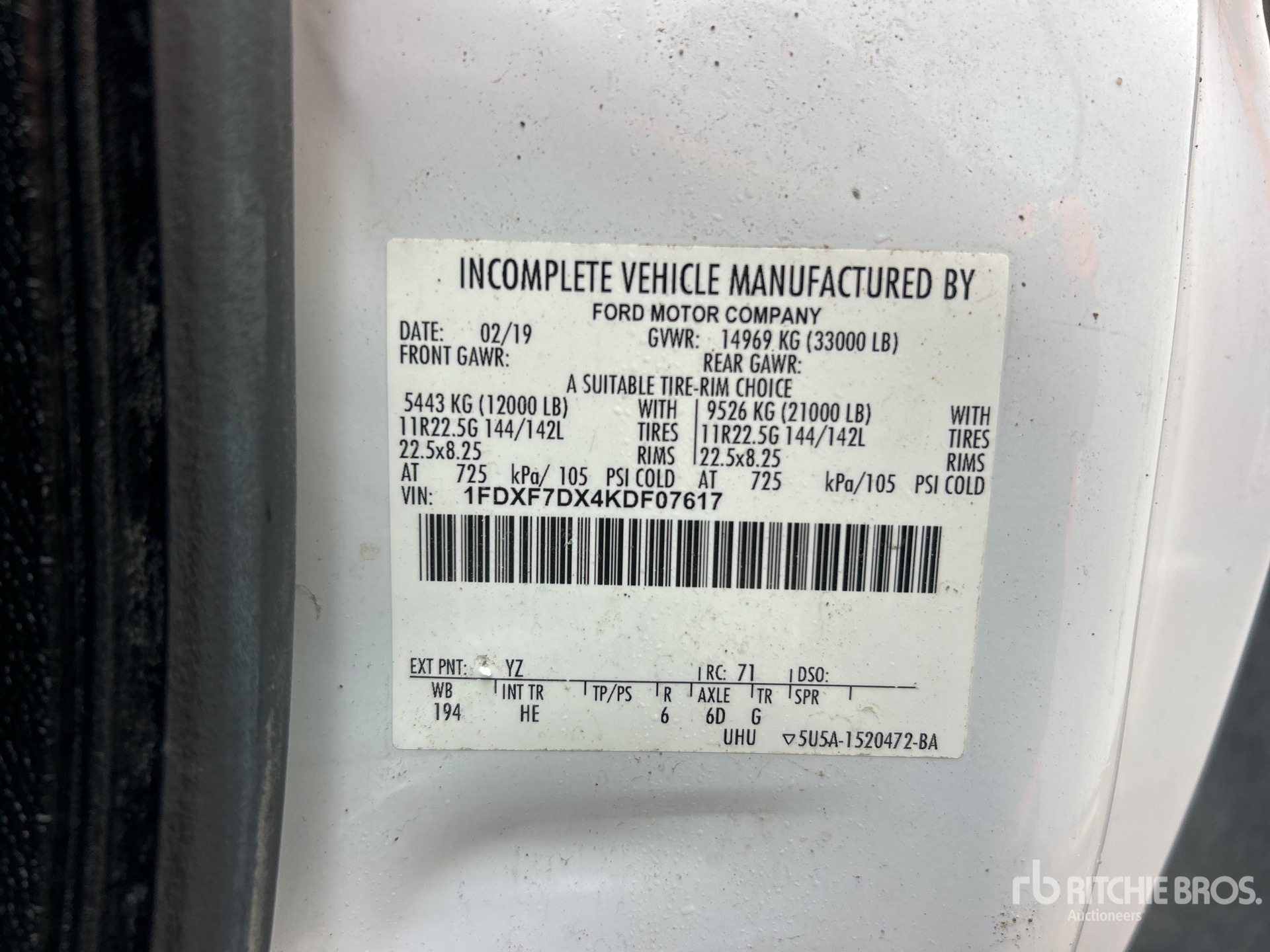 2019 Ford F-750