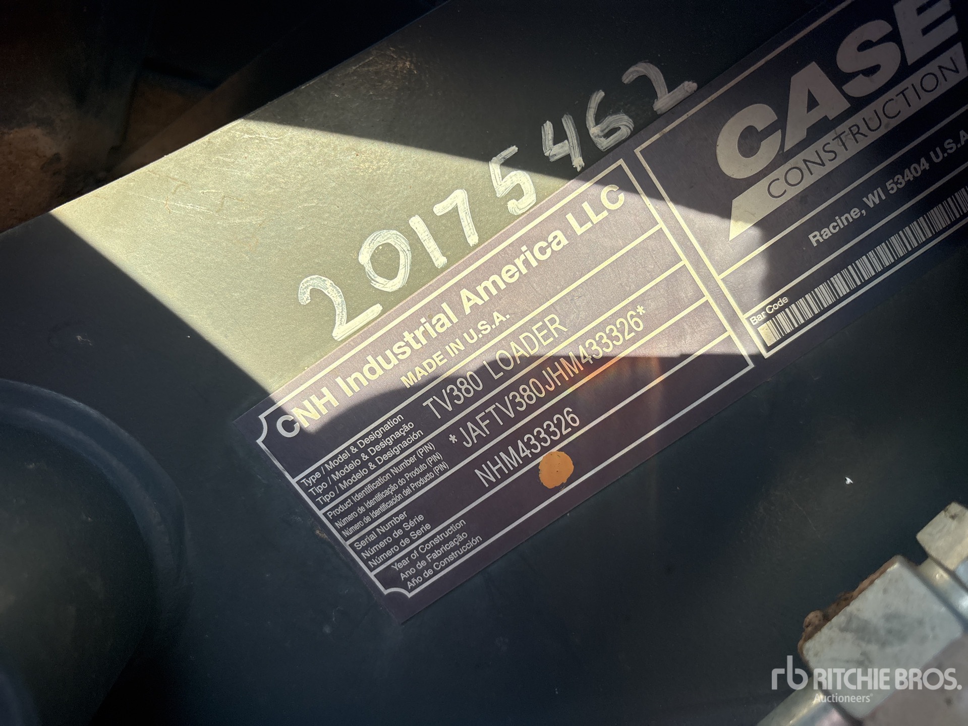 Photo of 2017 Case TV380