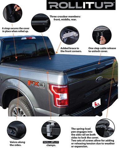 Leer ROLLITUP Soft Rolling Tonneau Cover (Unused)