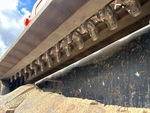 Chassis with Linguette della trasmissione a cinghia in gomma