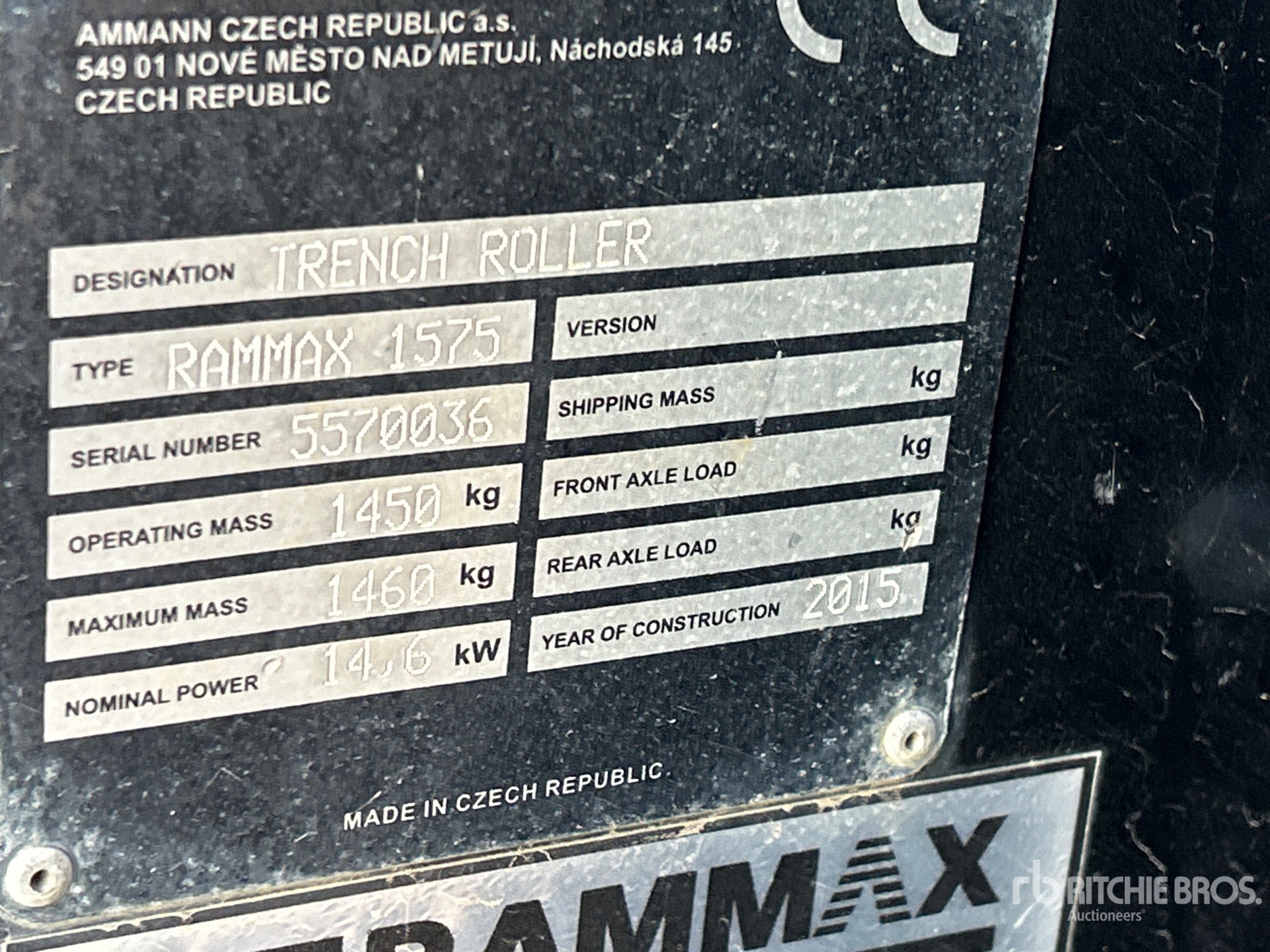 2015 Rammax 1575