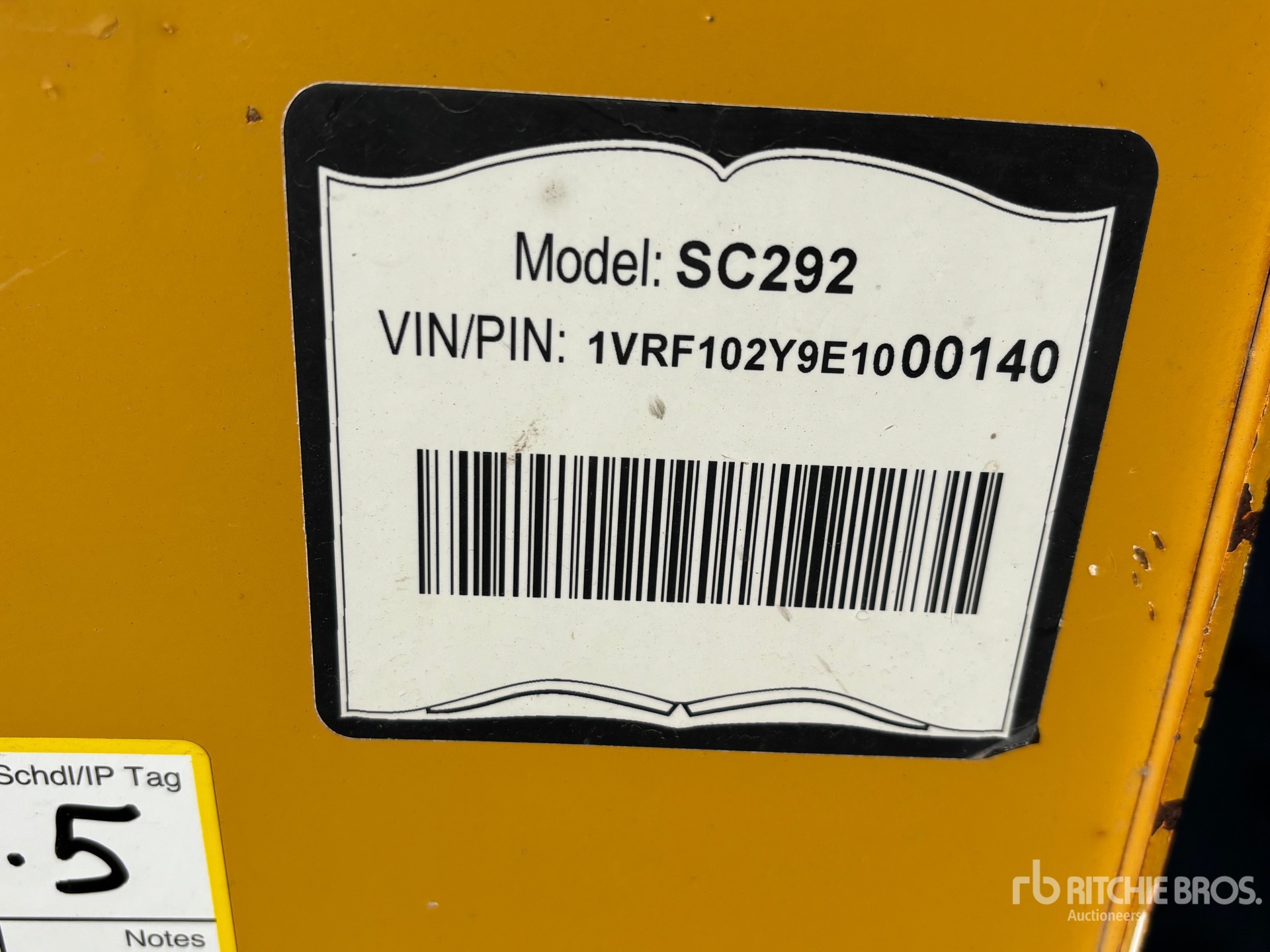 2016 Vermeer SC292