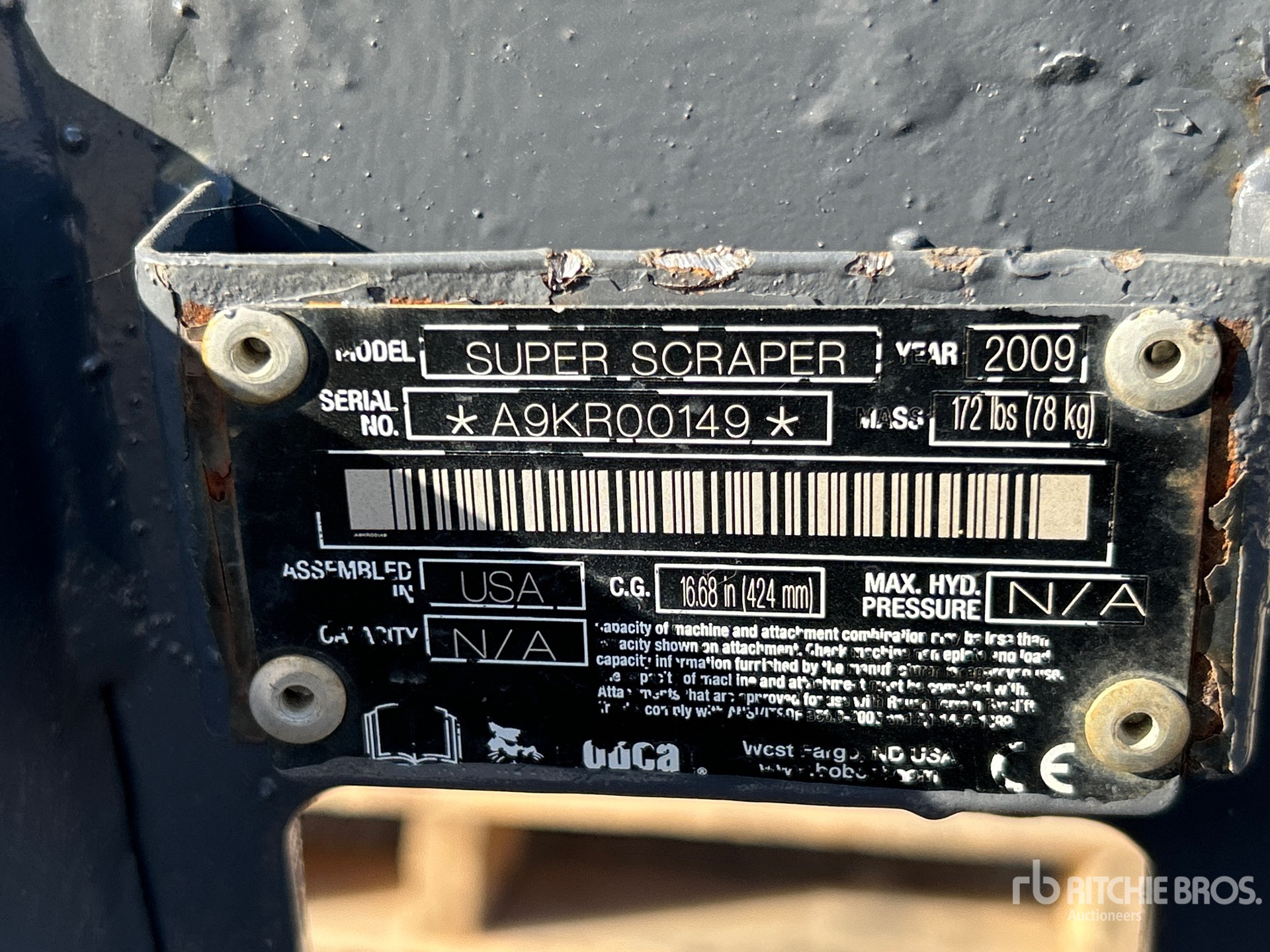 2009 Bobcat SUPER SCRAPER