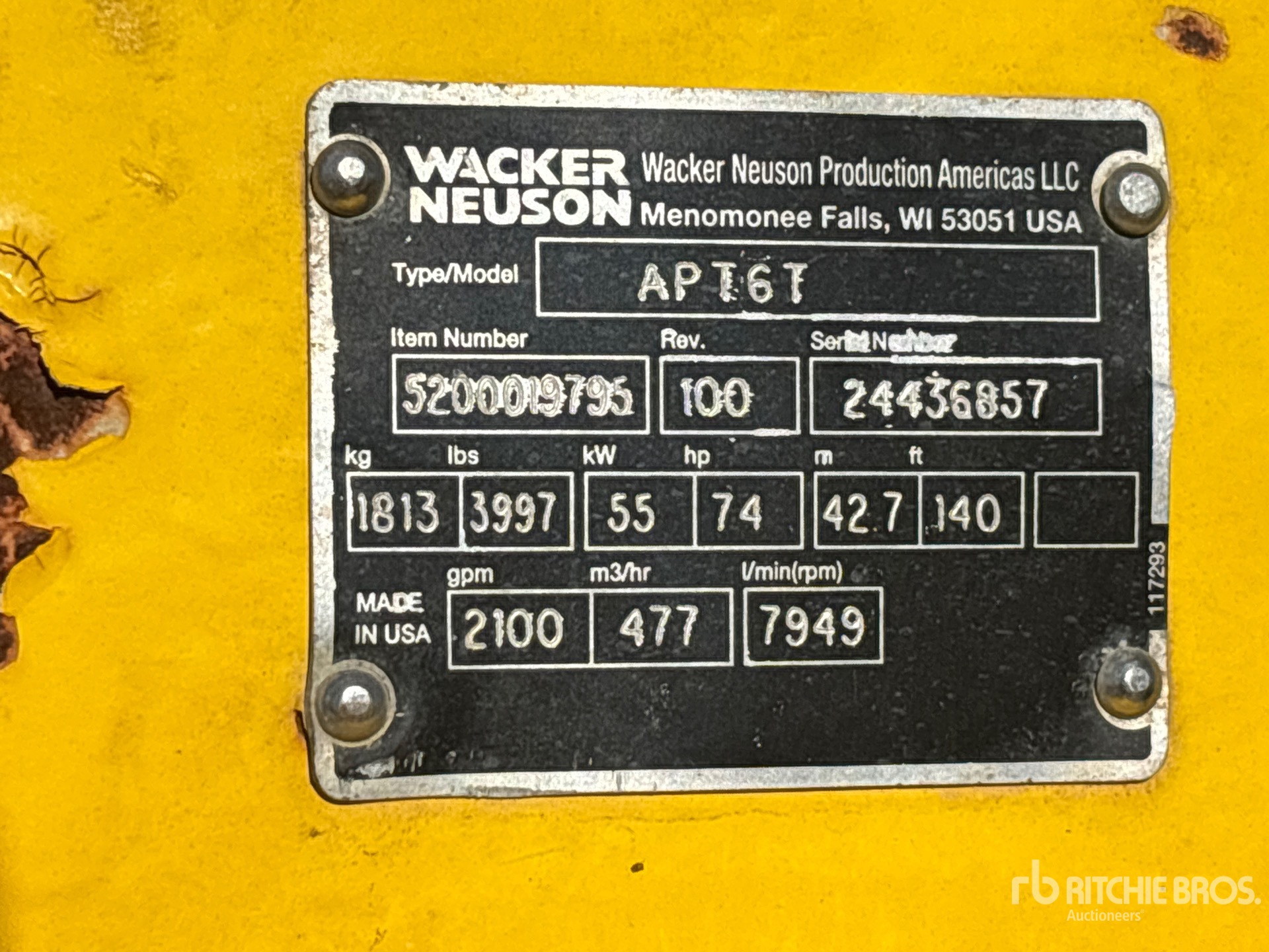 2018 Wacker Neuson APT6T
