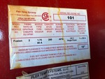 General Appearance with Unit Serial Number