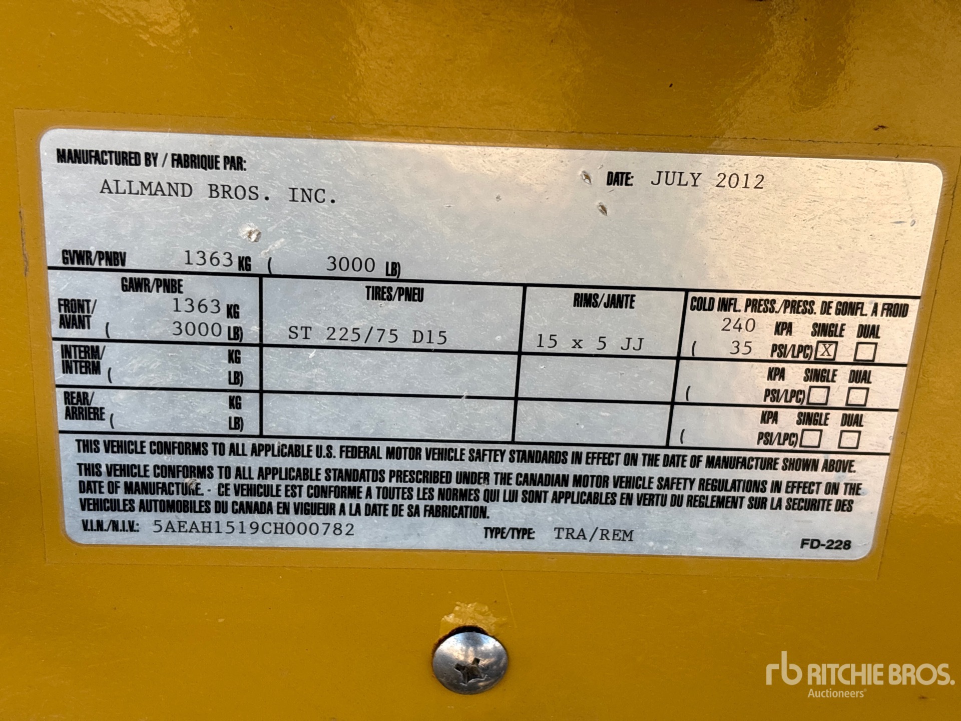 2012 Allmand MAXIE-LITE V-TW