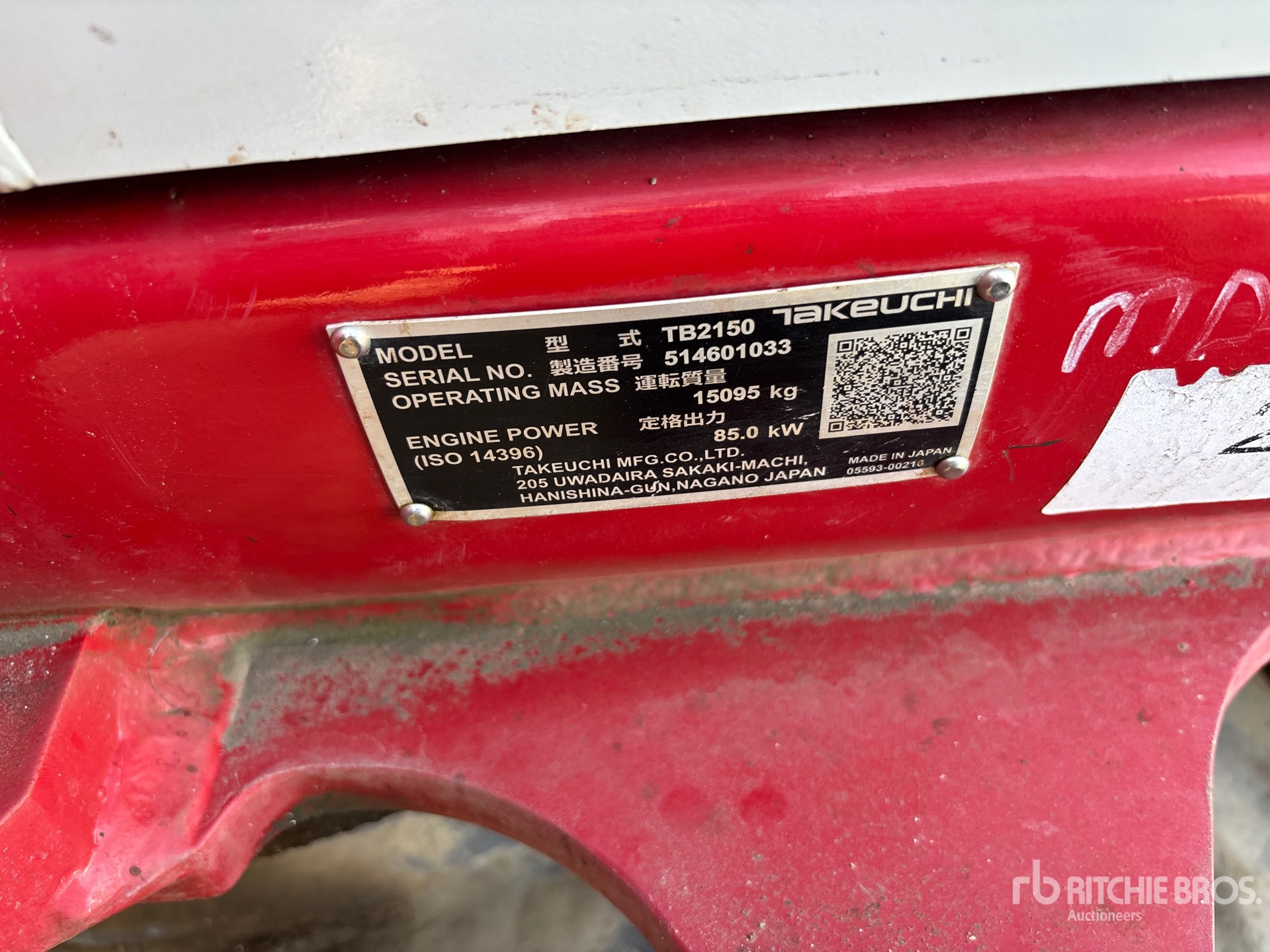 2022 Takeuchi TB2150CS
