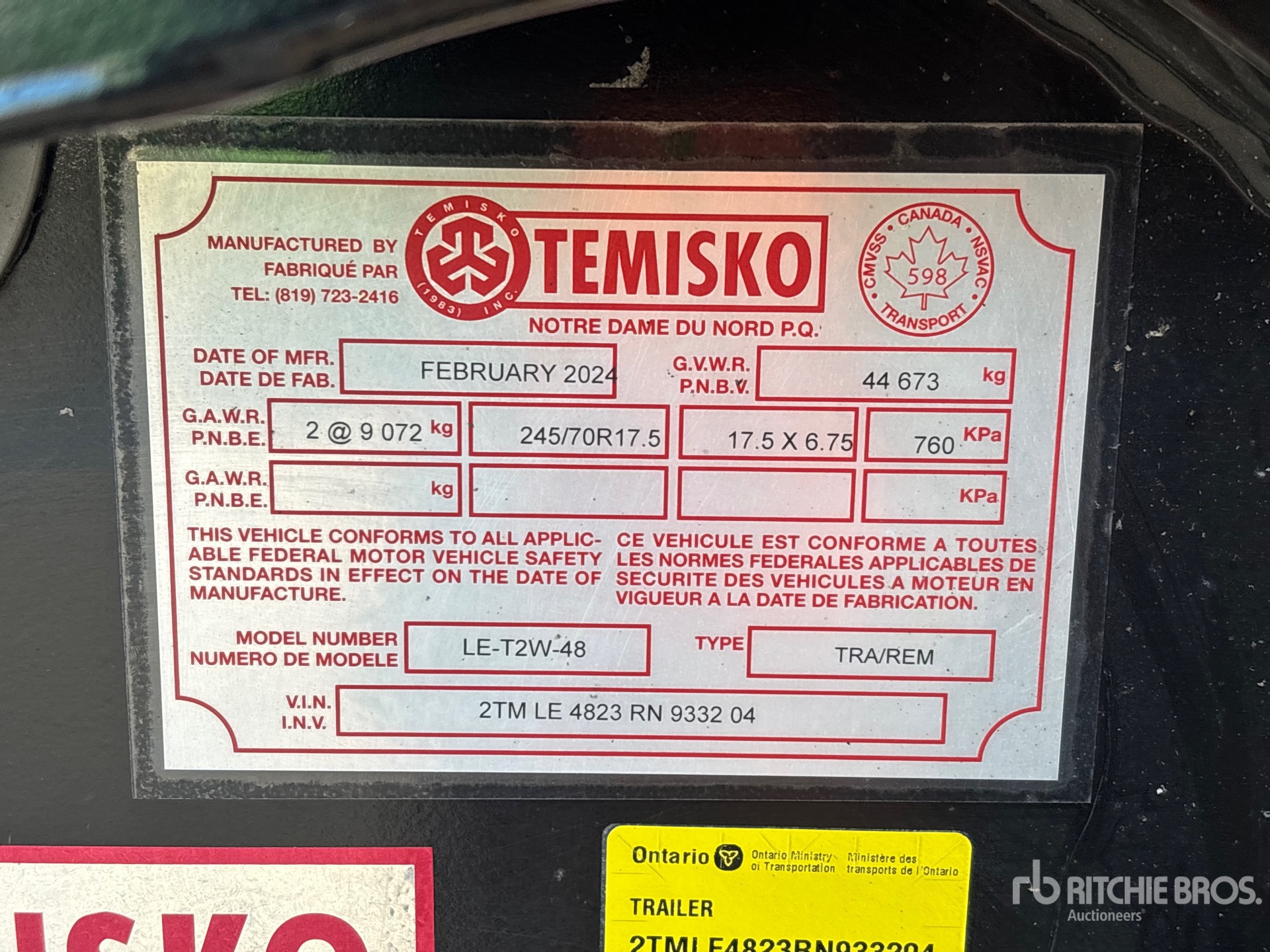 2024 Temisko LE-T2W-48