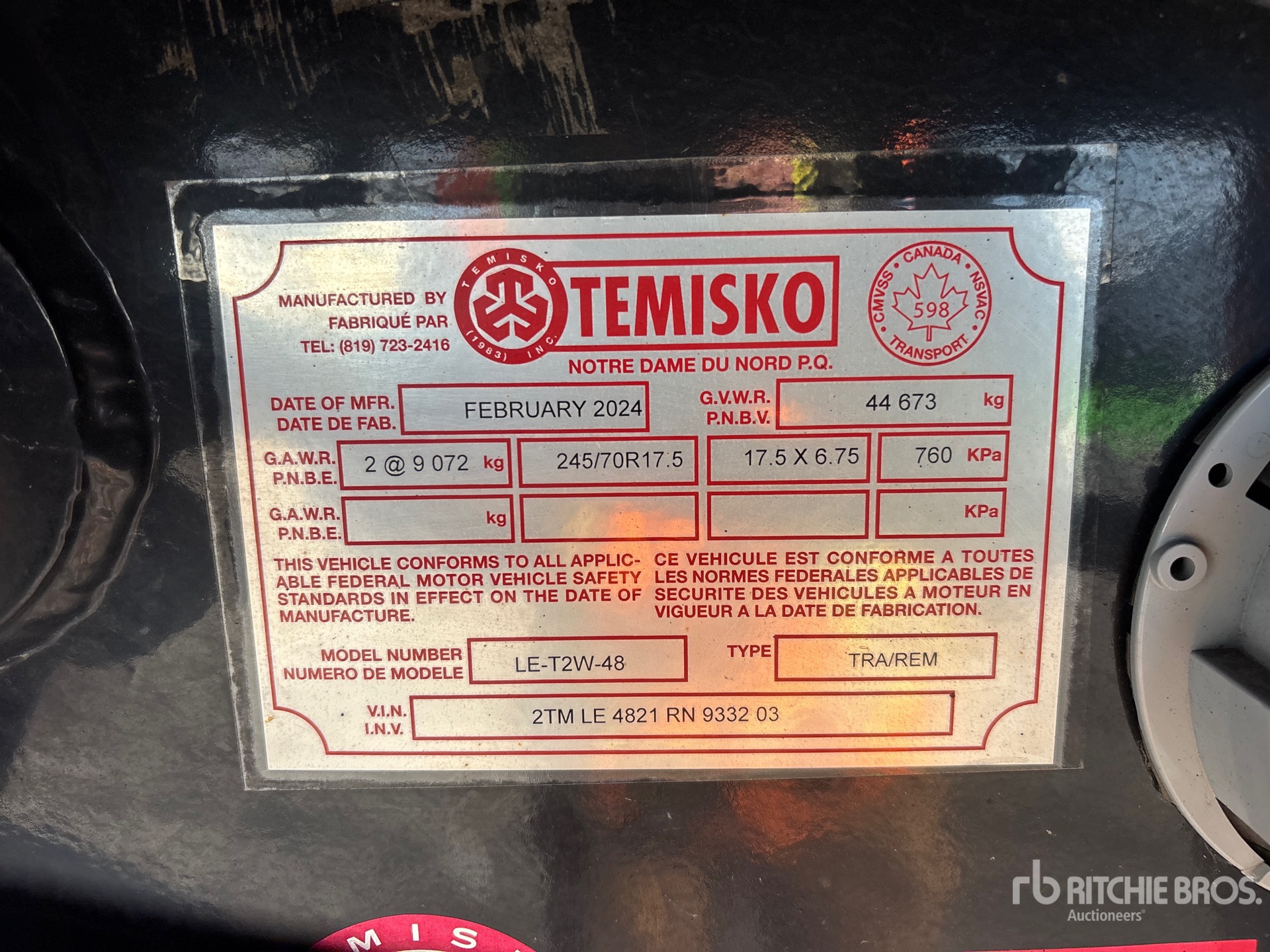 2024 Temisko LE-T2W-48