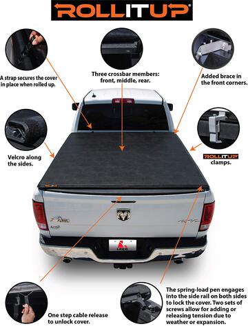 Leer ROLLITUP Soft Rolling Tonneau Cover (Unused)