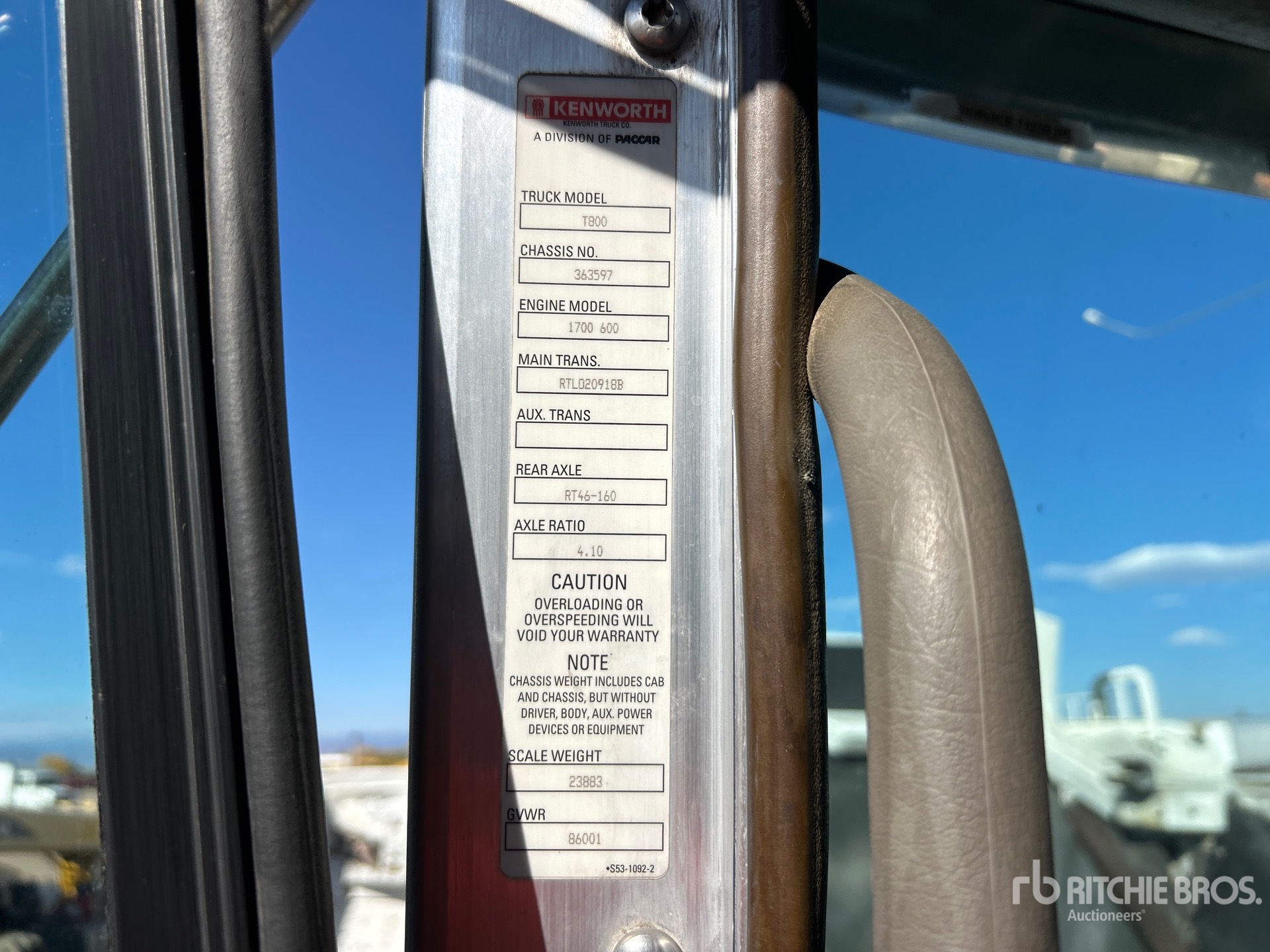 2013 Kenworth T800