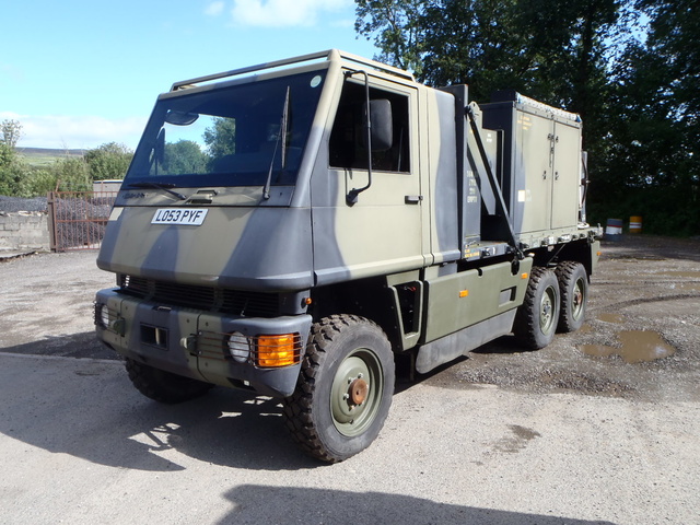 2004 Mowag Bucher 6×6 Ex MOD 100KVA Generator 2004 Mowag Bucher 6×6 Ex MOD 100KVA Generator