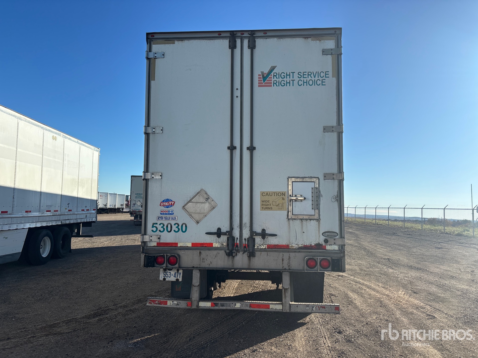 2015 Utility 53 FT X 102 IN T/A