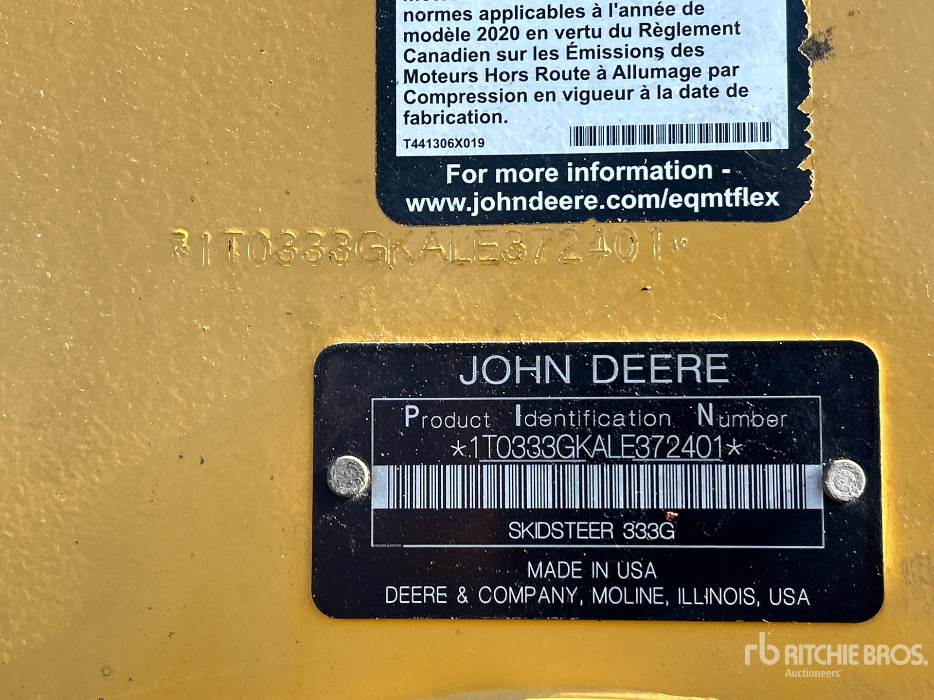 2020 John Deere 333G
