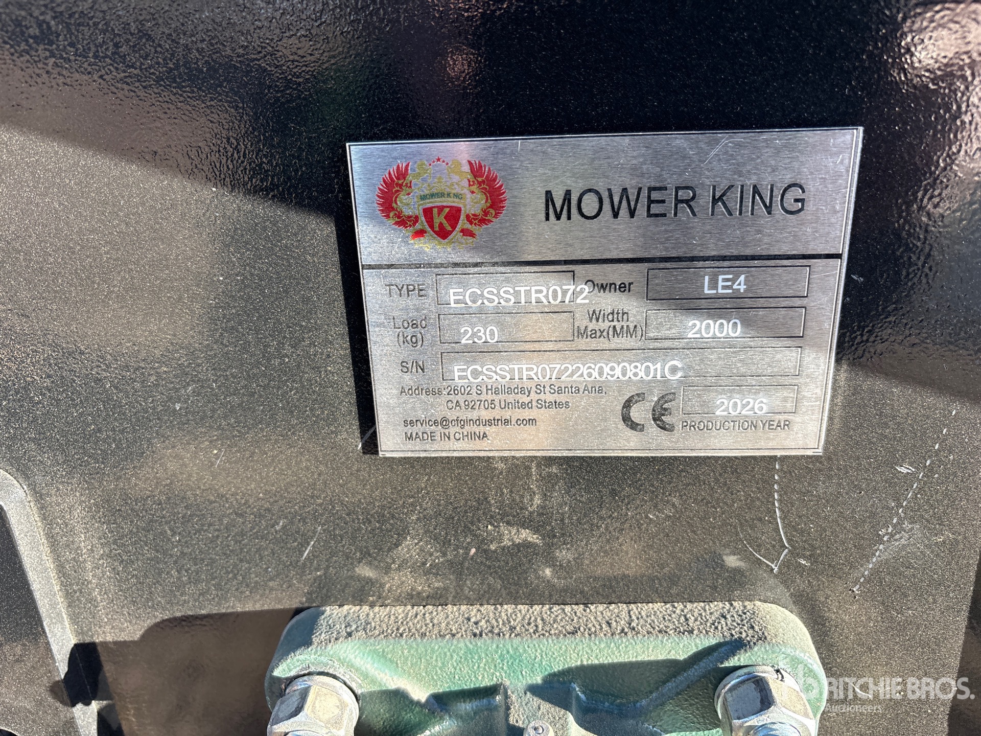 2026 Mower King ECSSTR072