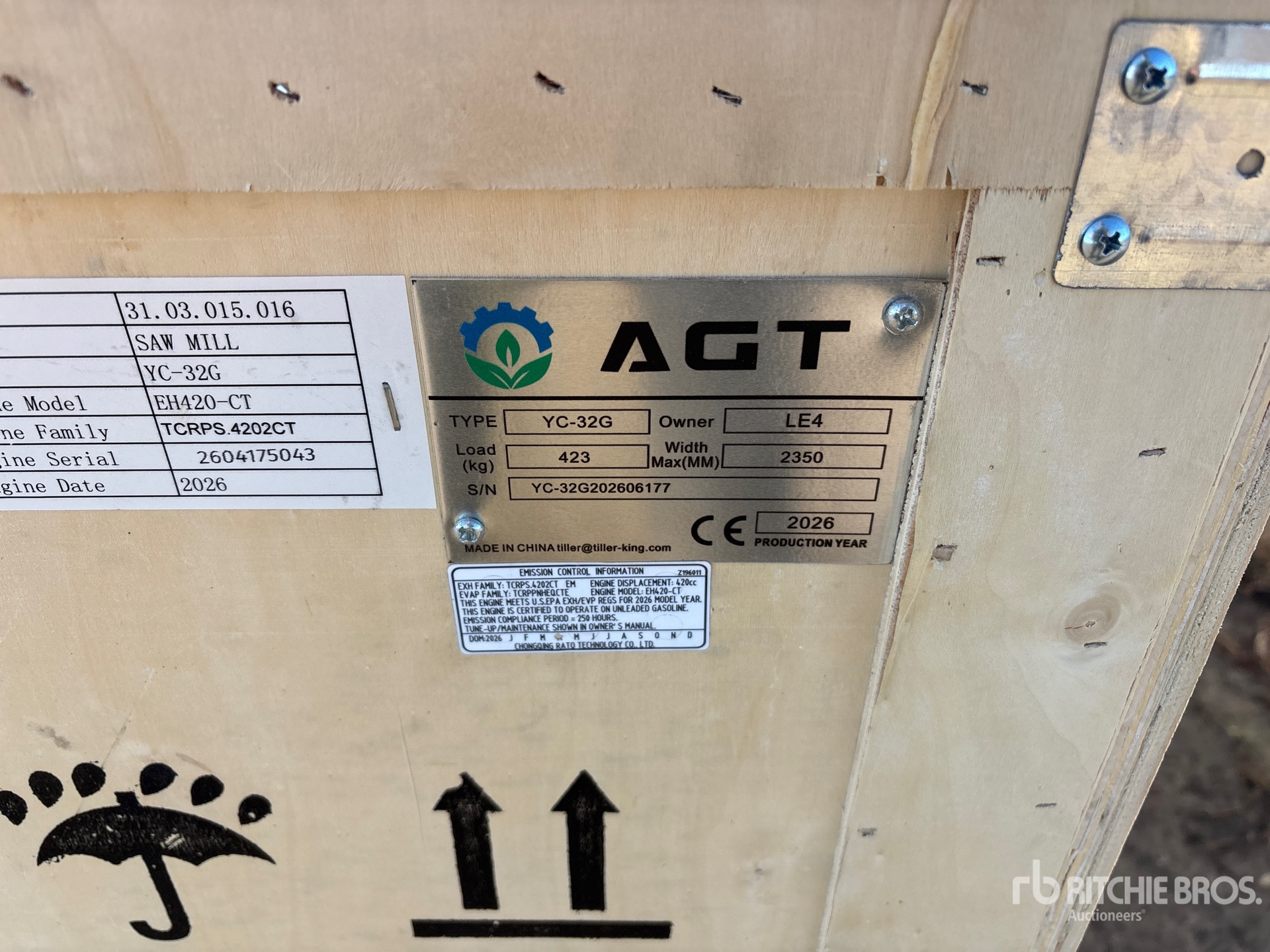 2026 AGT YC32-G