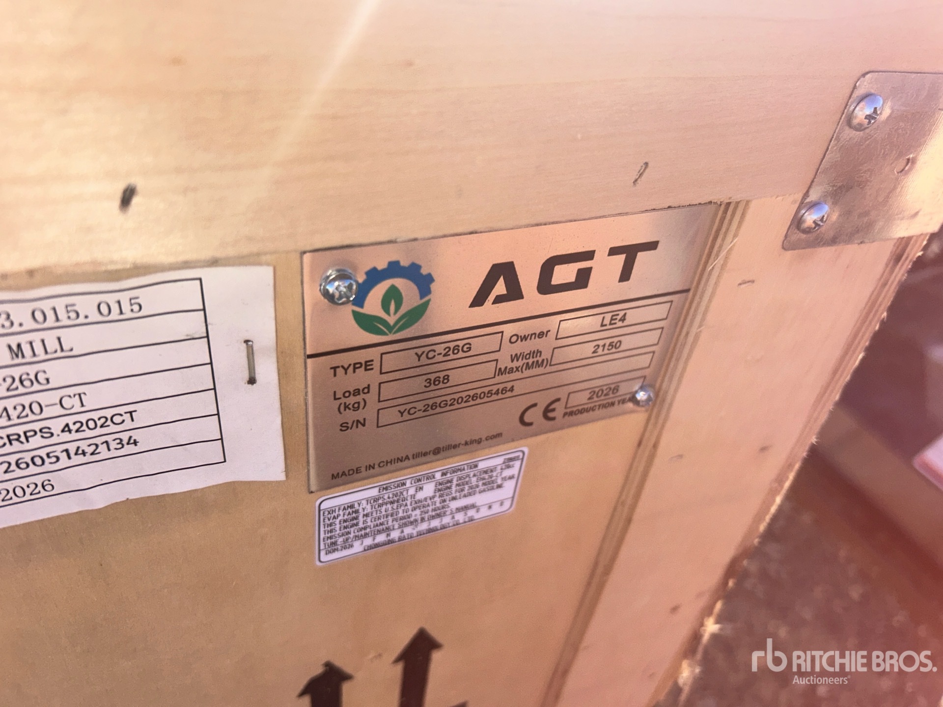 2026 AGT YC-26G