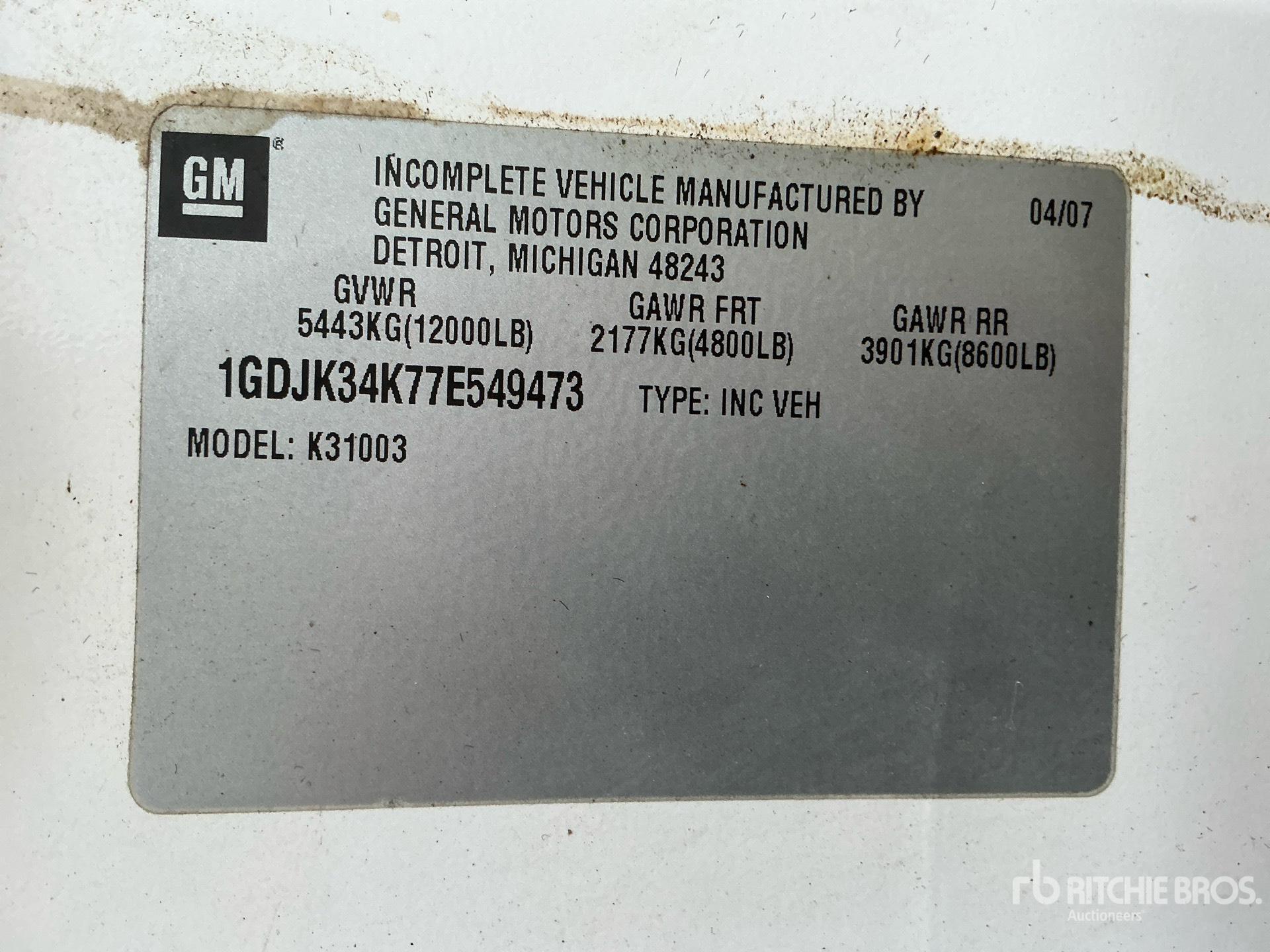 2007 GMC SIERRA 3500HD