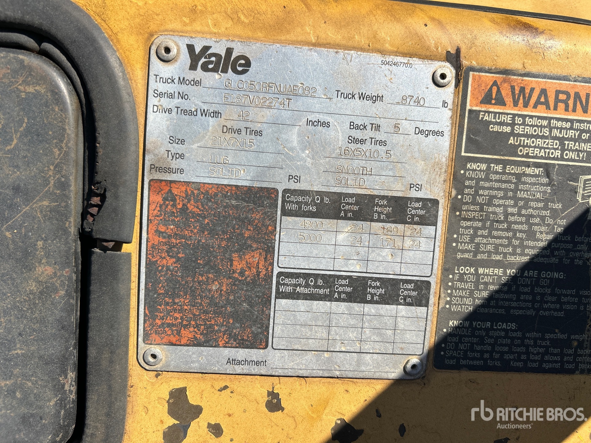 Yale GLC050RFNUAE082