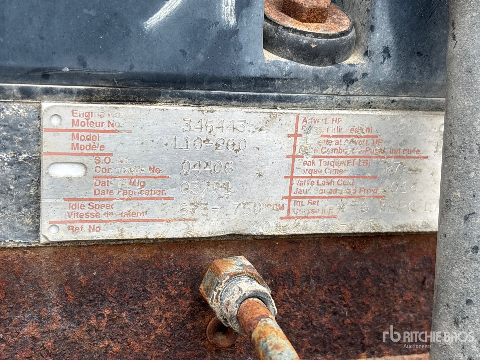 1991 Cummins L10-260