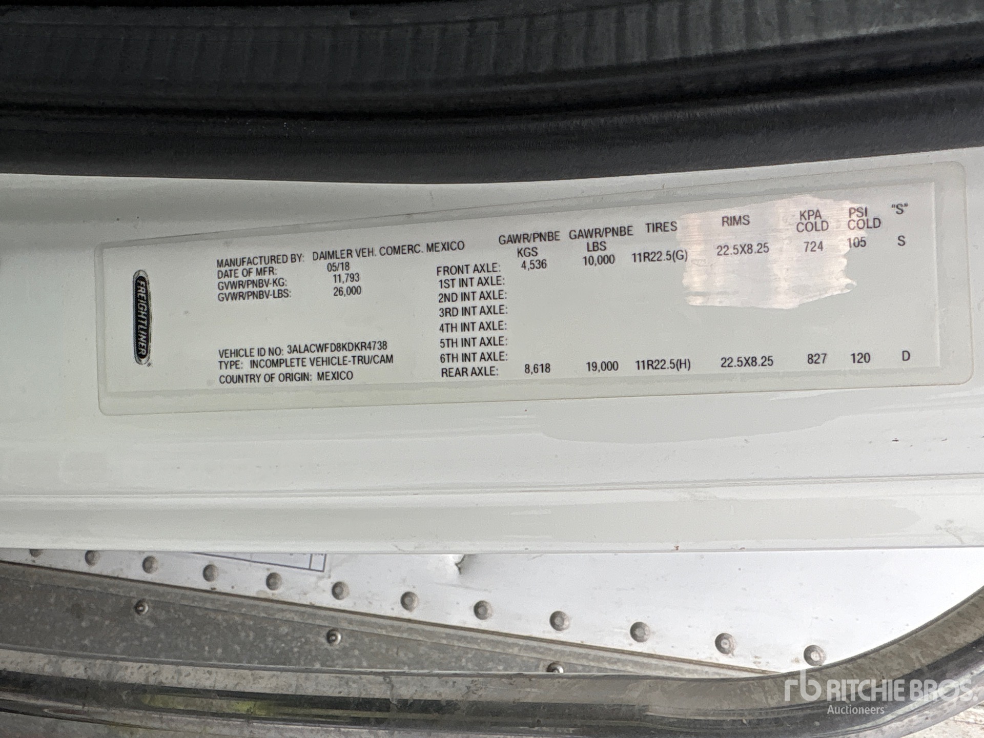 2019 Freightliner M2106