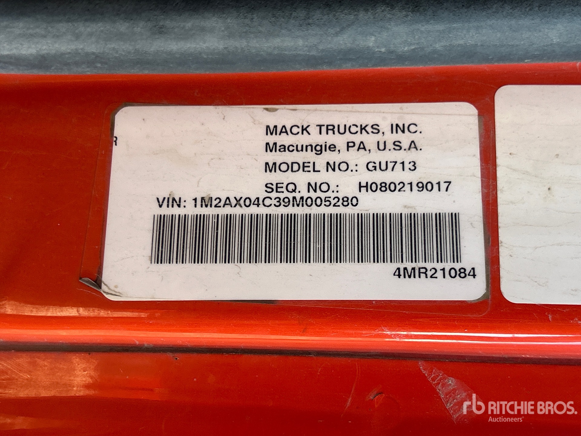 2009 Mack GRANITE
