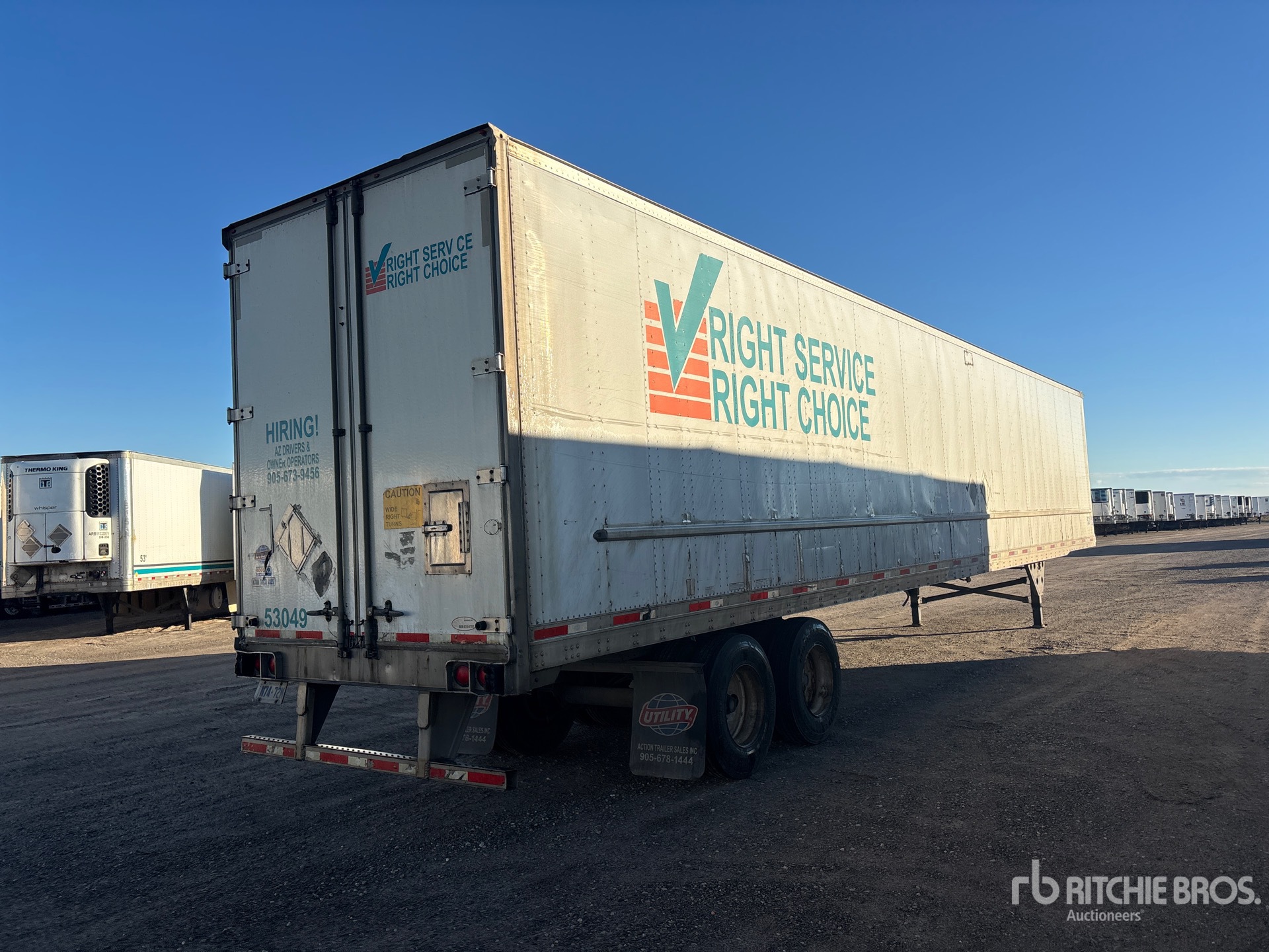 2017 Utility 53 FT X 102 IN T/A