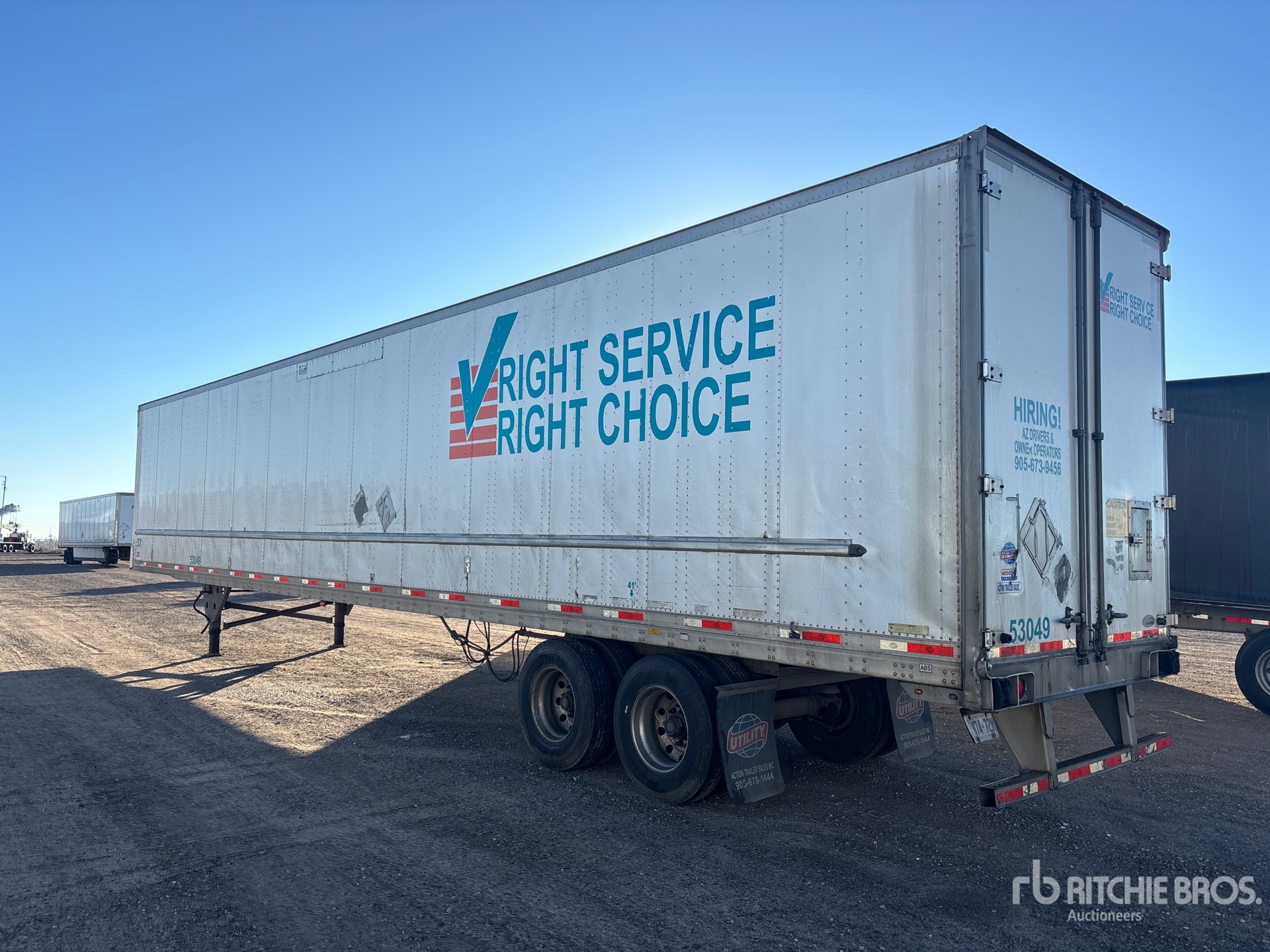 2017 Utility 53 FT X 102 IN T/A