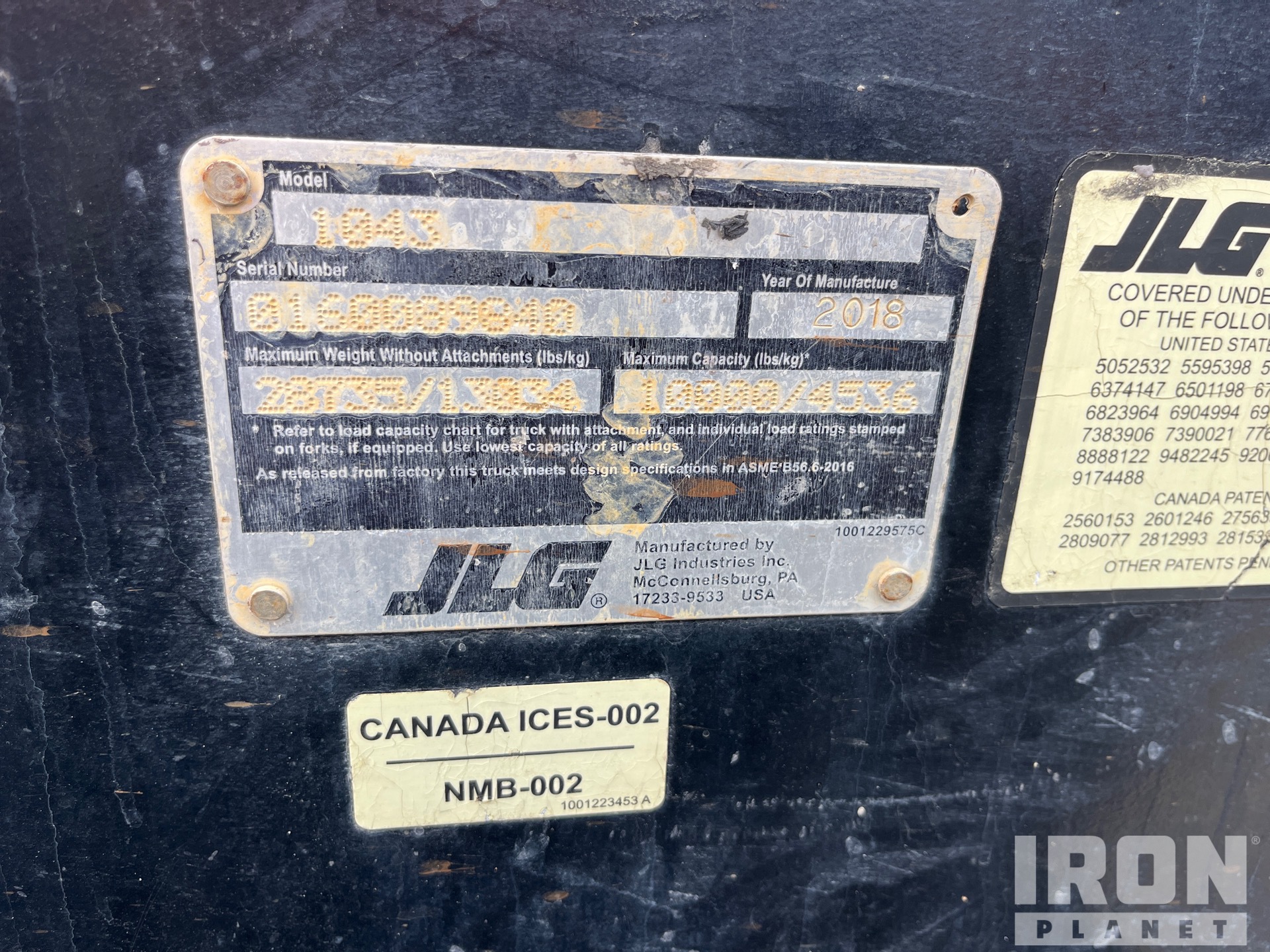 2018 JLG 1043