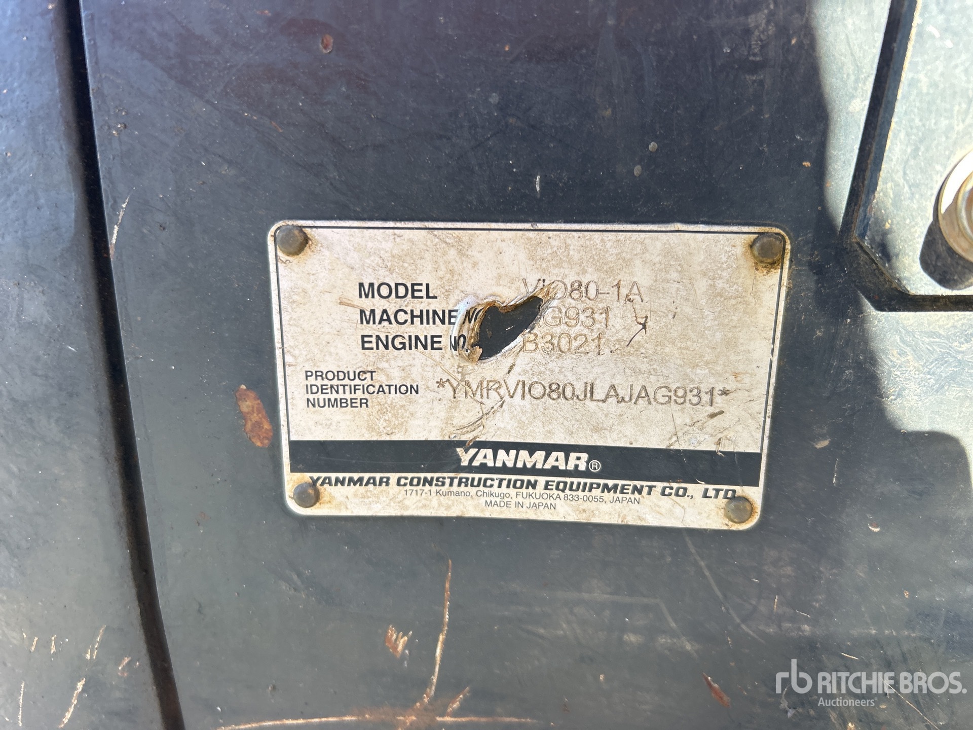 2020 Yanmar VIO80